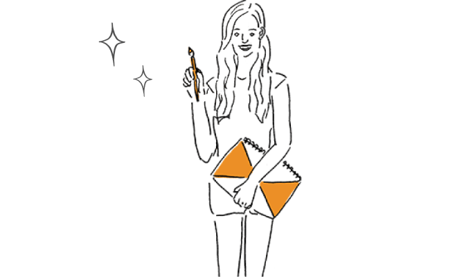 女性のイラスト