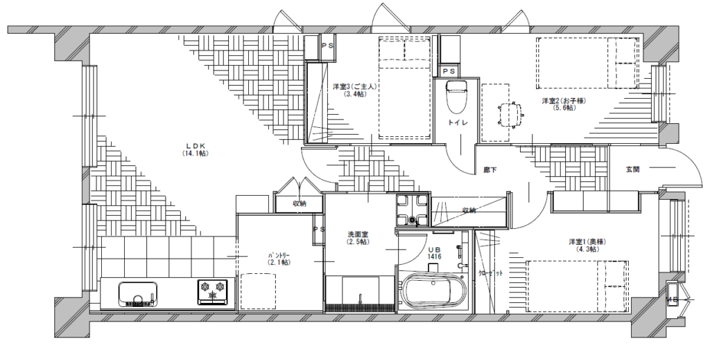 施工事例_マンションリノベーション_キッチン_北島一宏_エントリエ