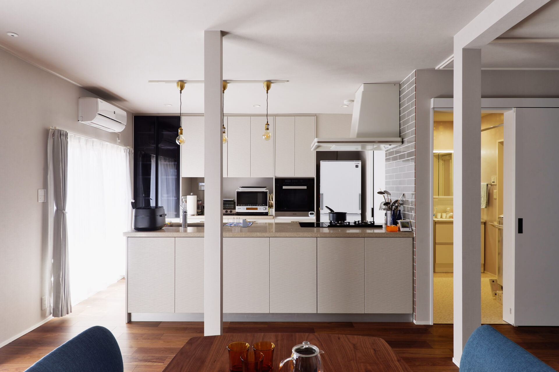 お互いの生活を尊重した、程よい距離を保てる二世帯住宅