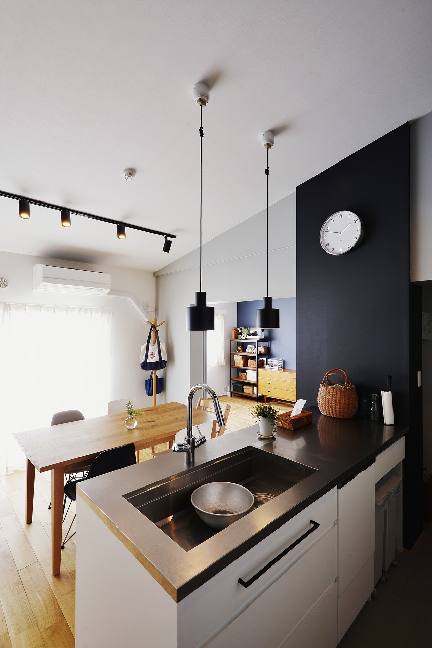 セパレートキッチンで生活動線が改善