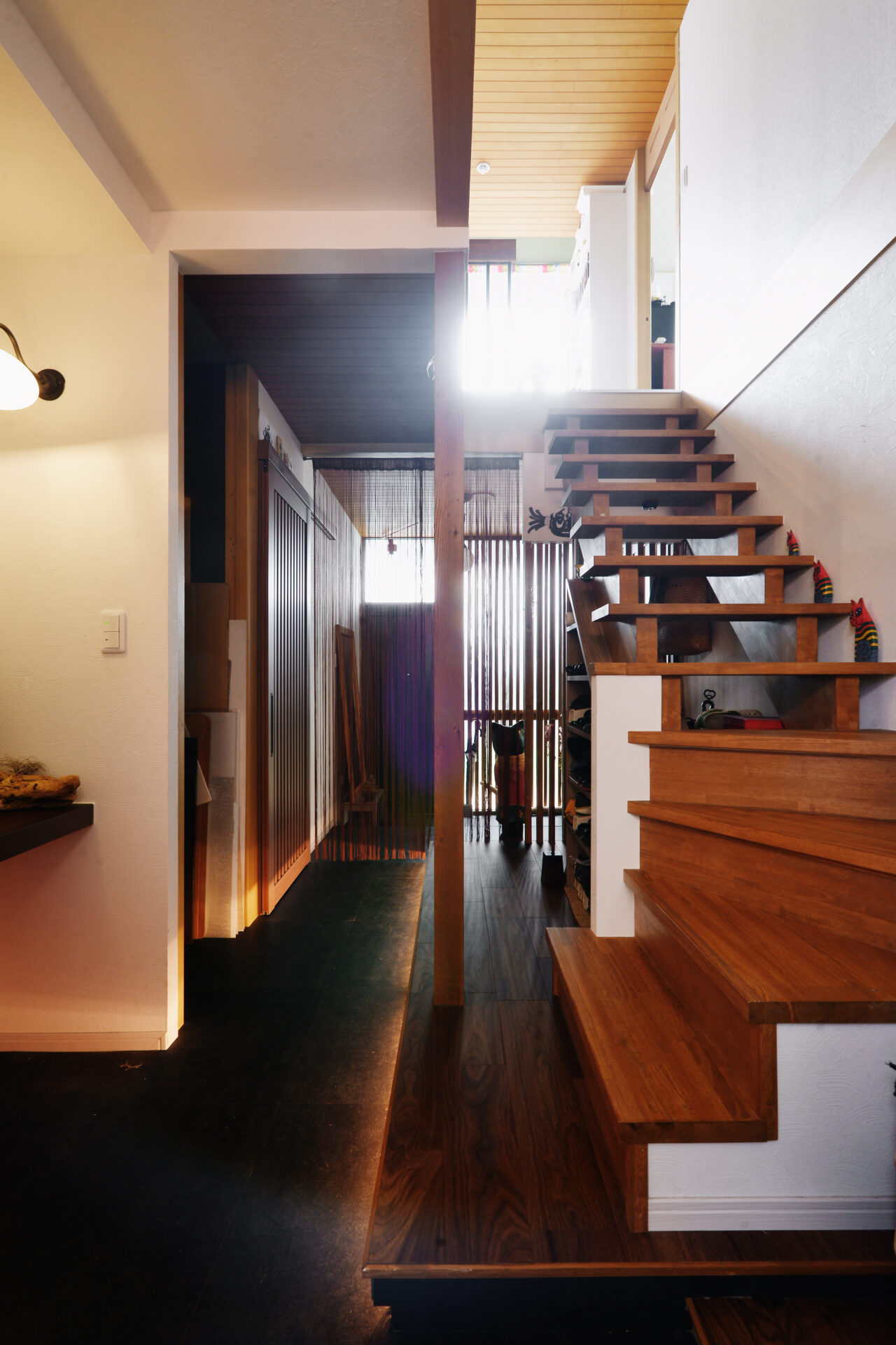 生活と仕事の場が調和する、土間のある一軒家