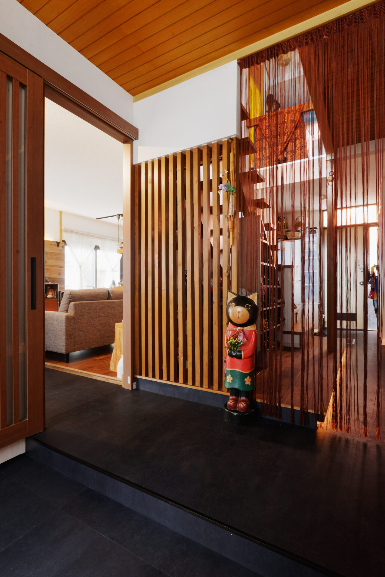 生活と仕事の場が調和する、土間のある一軒家