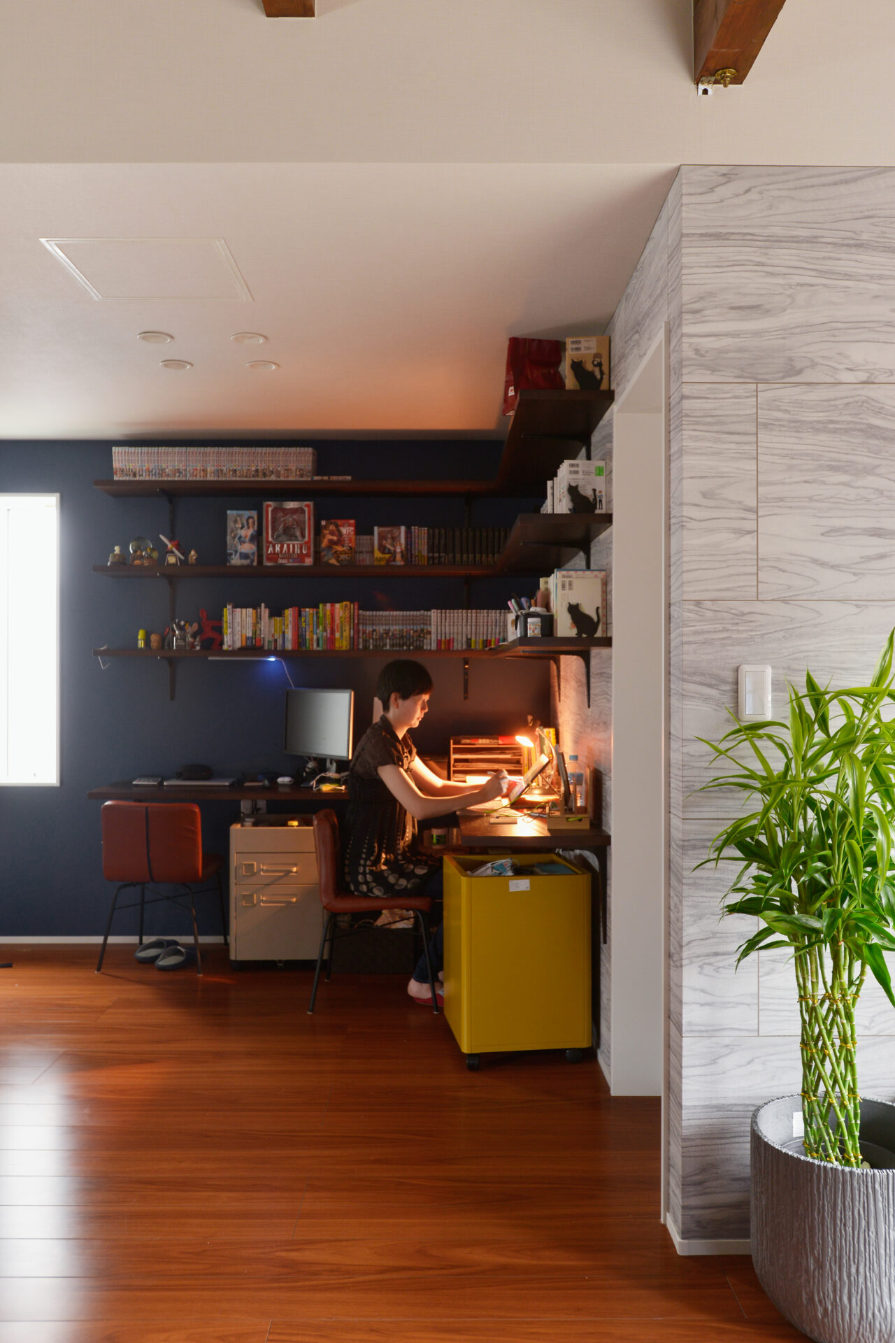 俺色全開! ご主人がこだわり抜いた店舗兼住居の2世帯住宅