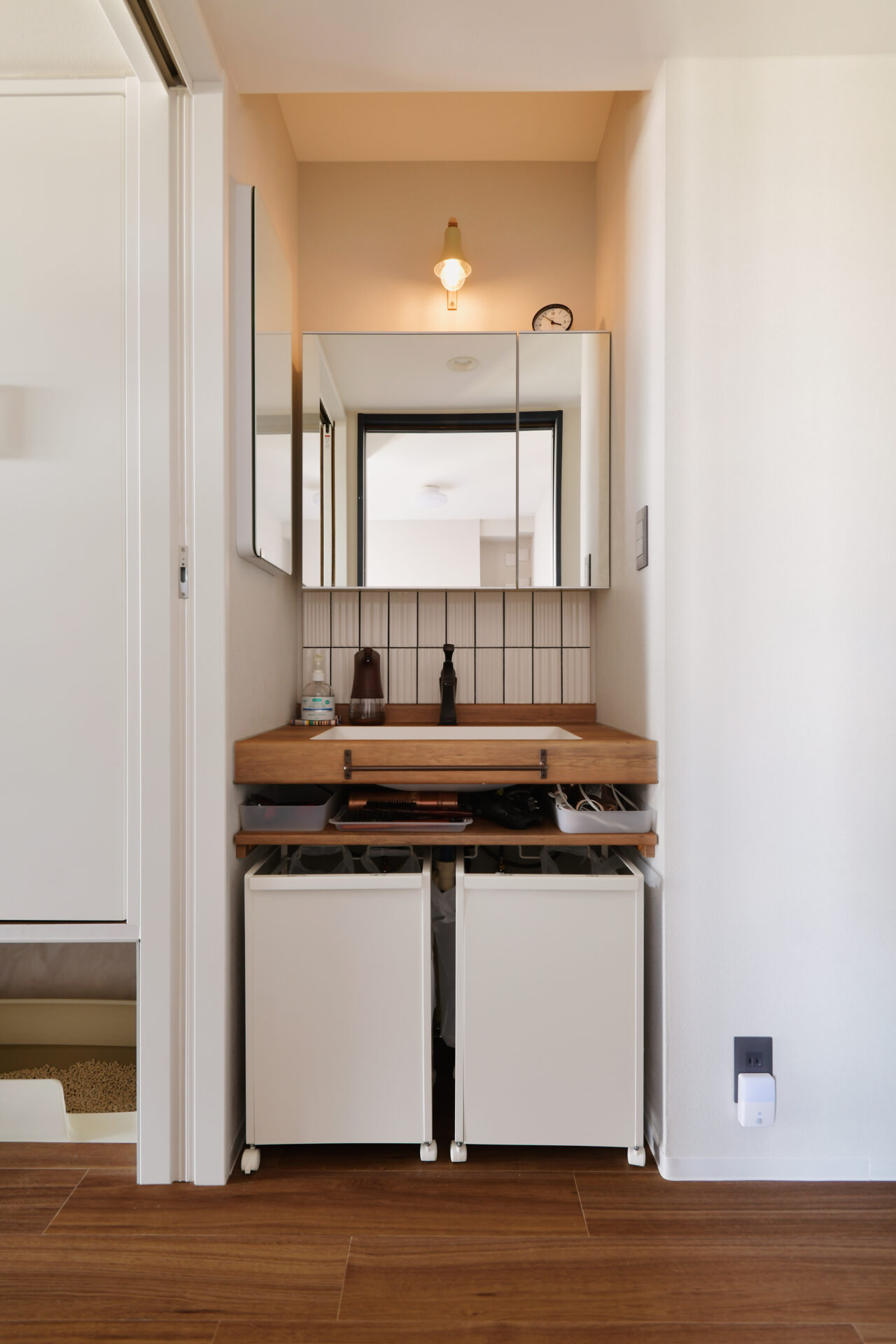 猫ちゃんものびのび。キャットウォークのあるお家