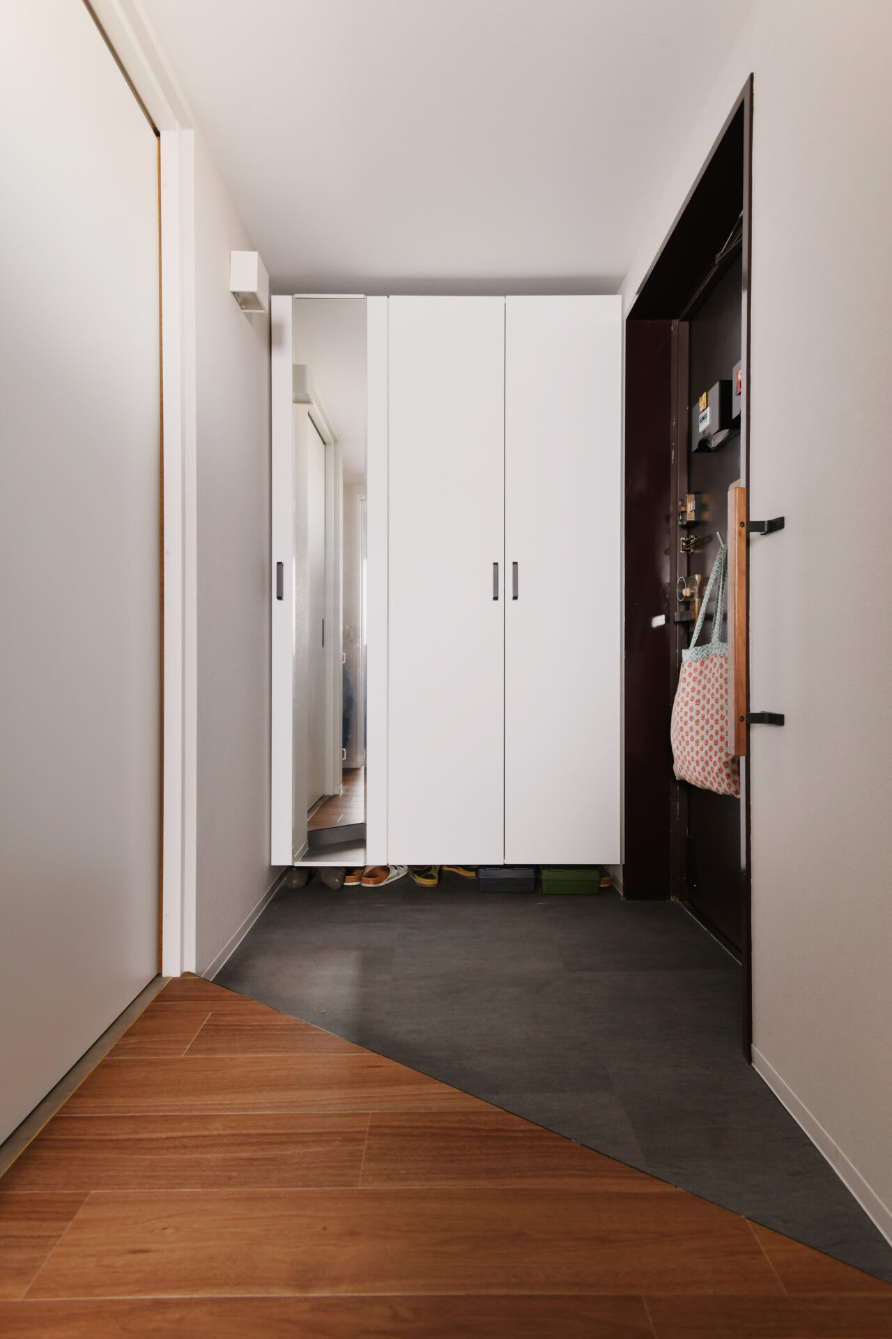 猫ちゃんものびのび。キャットウォークのあるお家