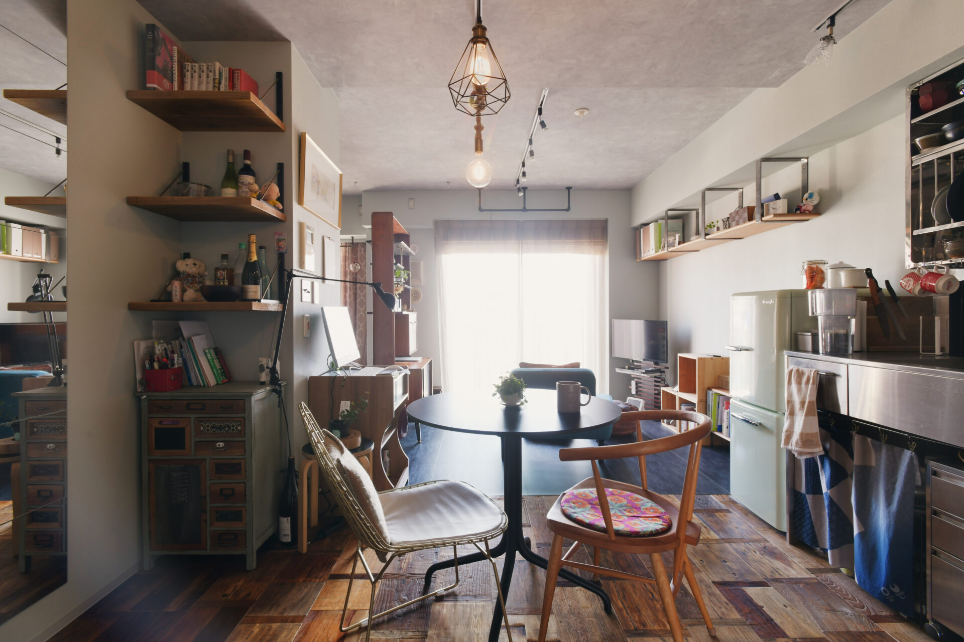 2LDKからワンルームへ! 空間を活かしきった回遊式のお家