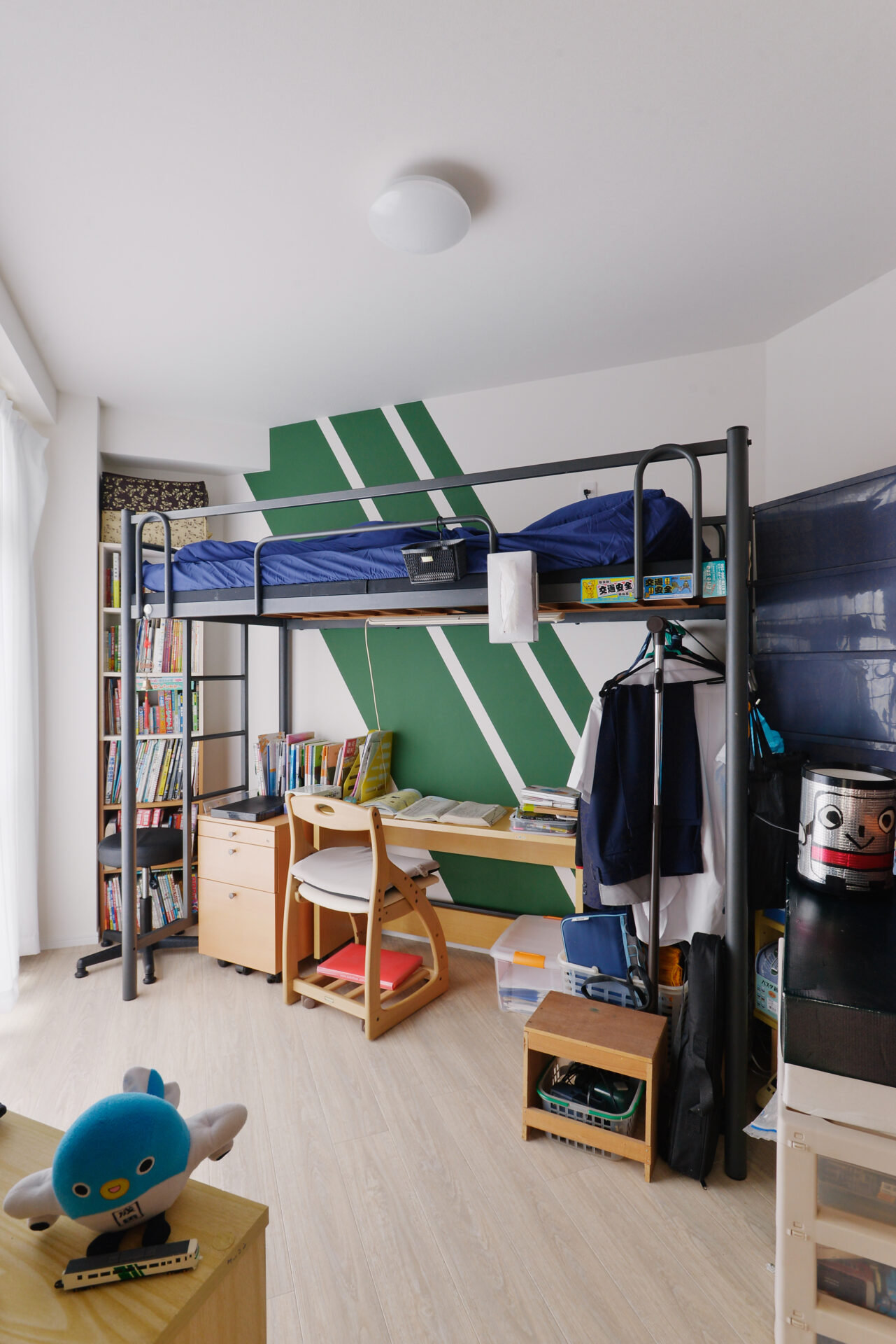 北欧スタイル、和柄、電車のデザイン。家族の「好き」を詰め込んだお家