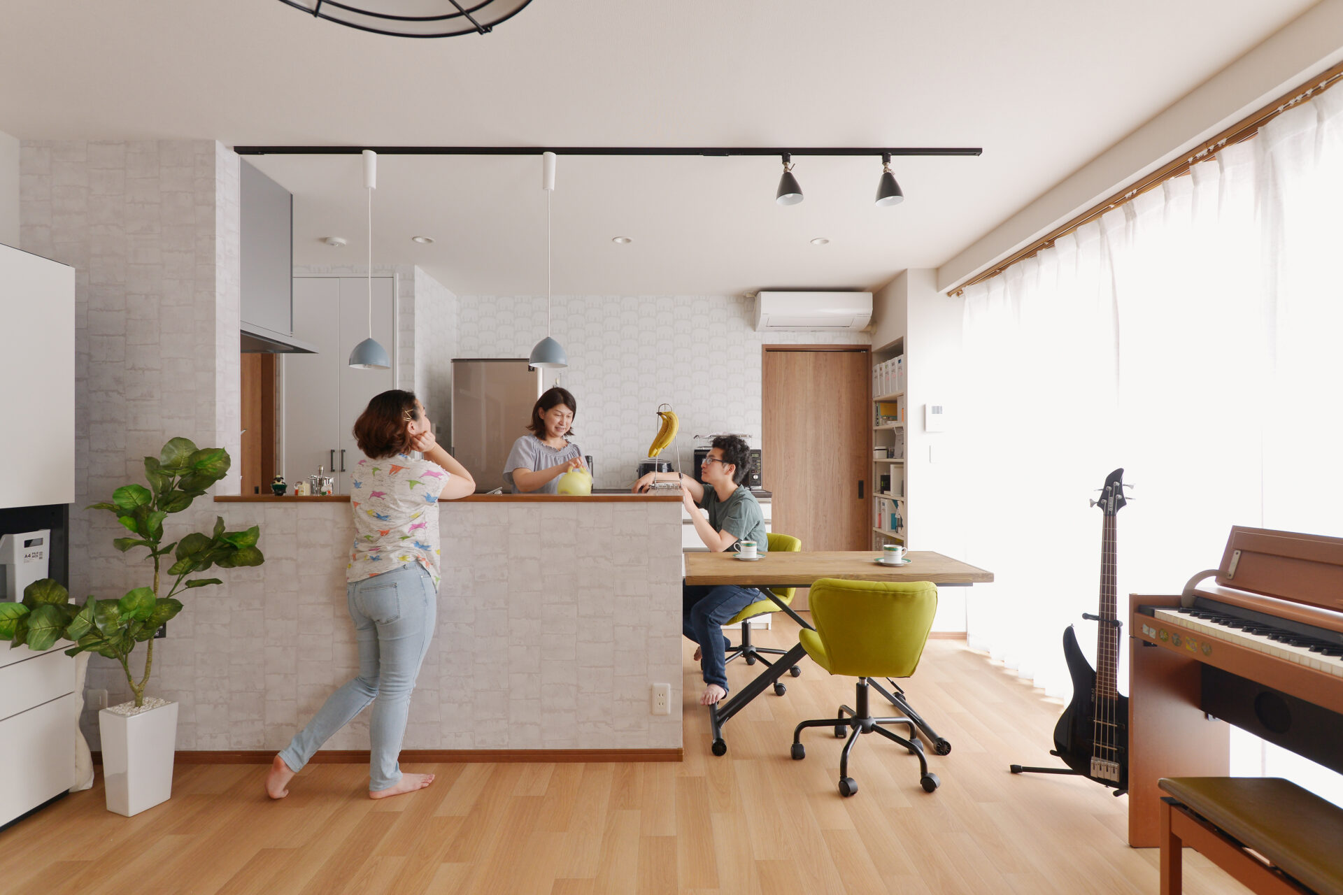 北欧スタイル、和柄、電車のデザイン。家族の「好き」を詰め込んだお家