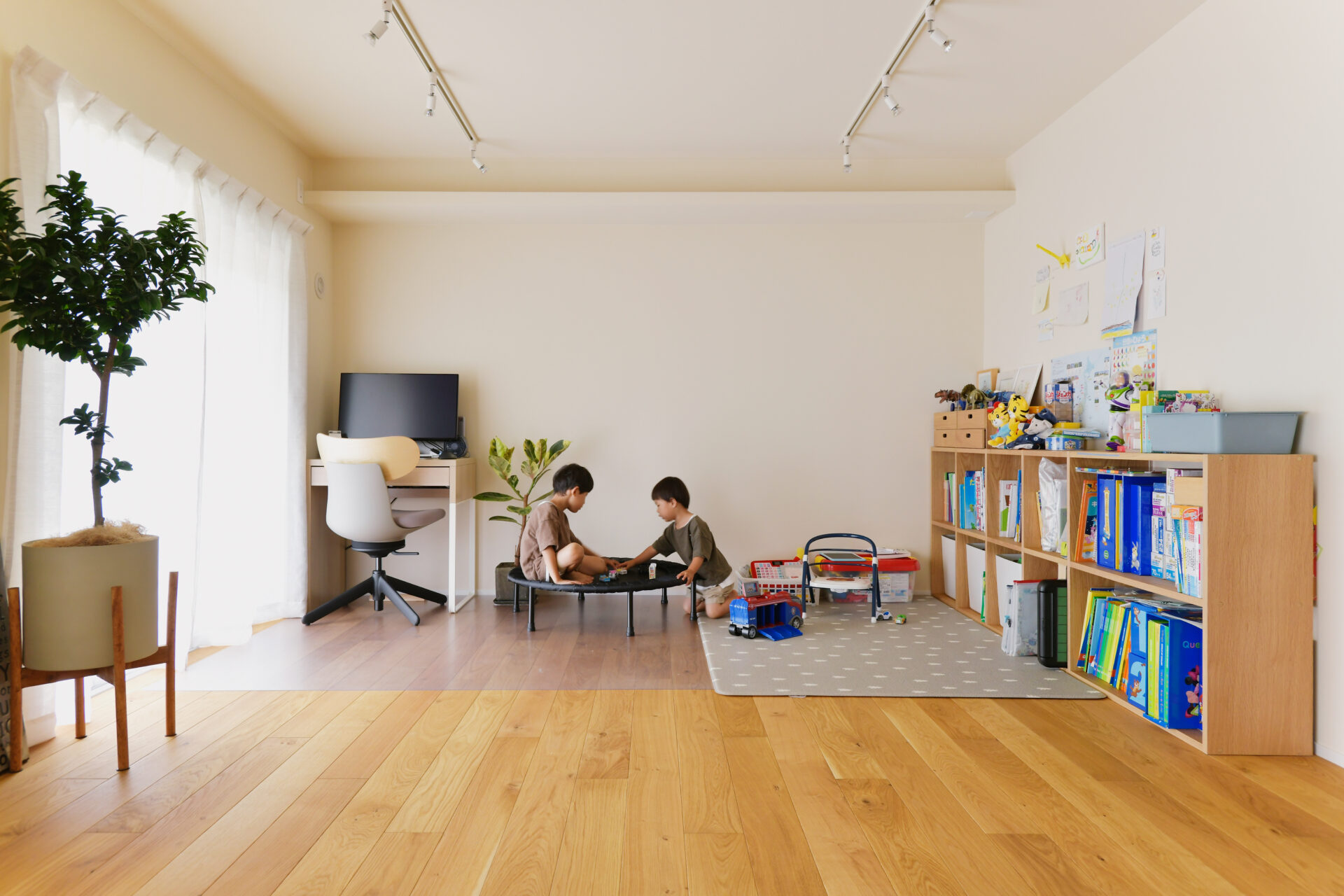 こだわりは素材の統一感。コンセプトを感じるお家