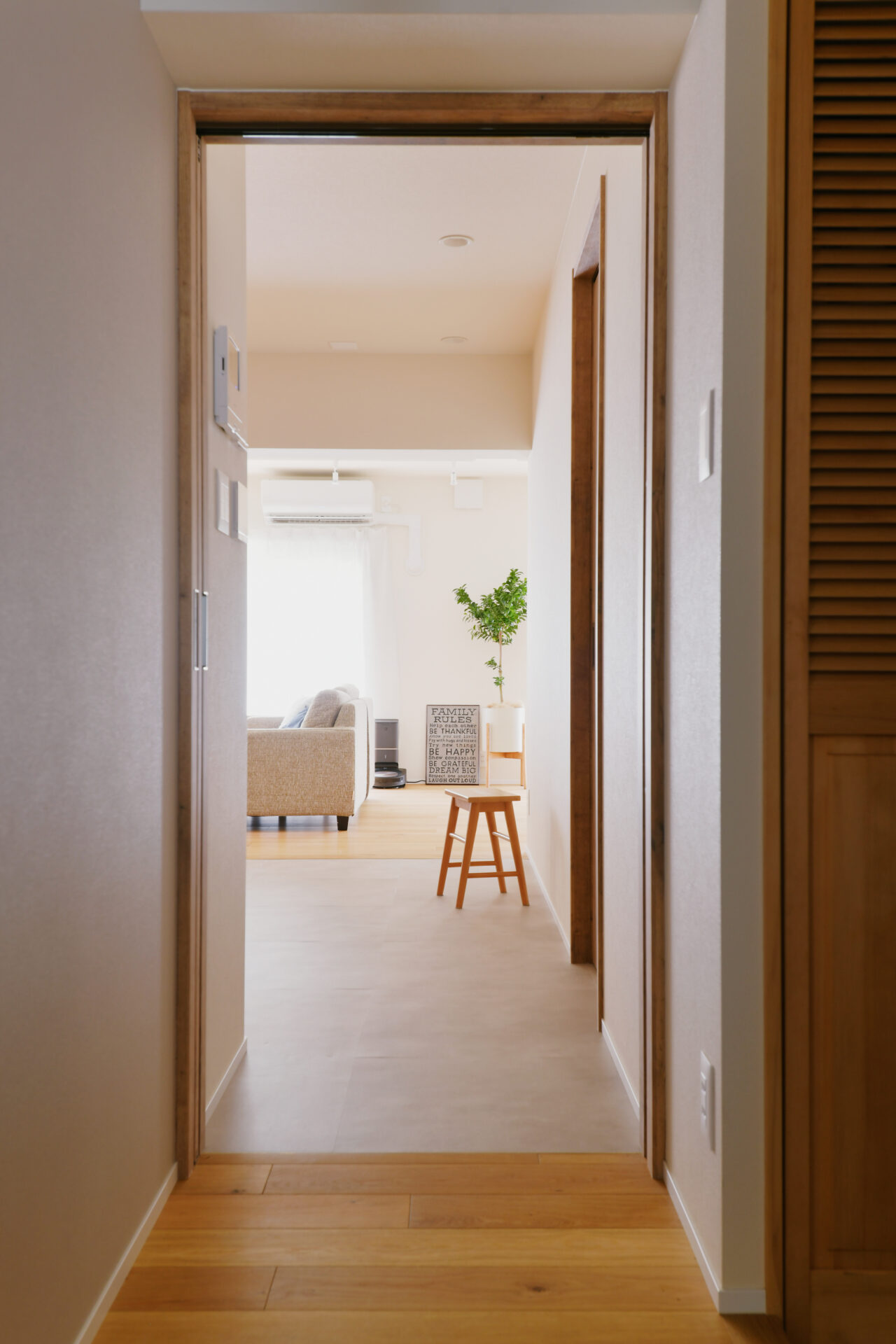 こだわりは素材の統一感。コンセプトを感じるお家