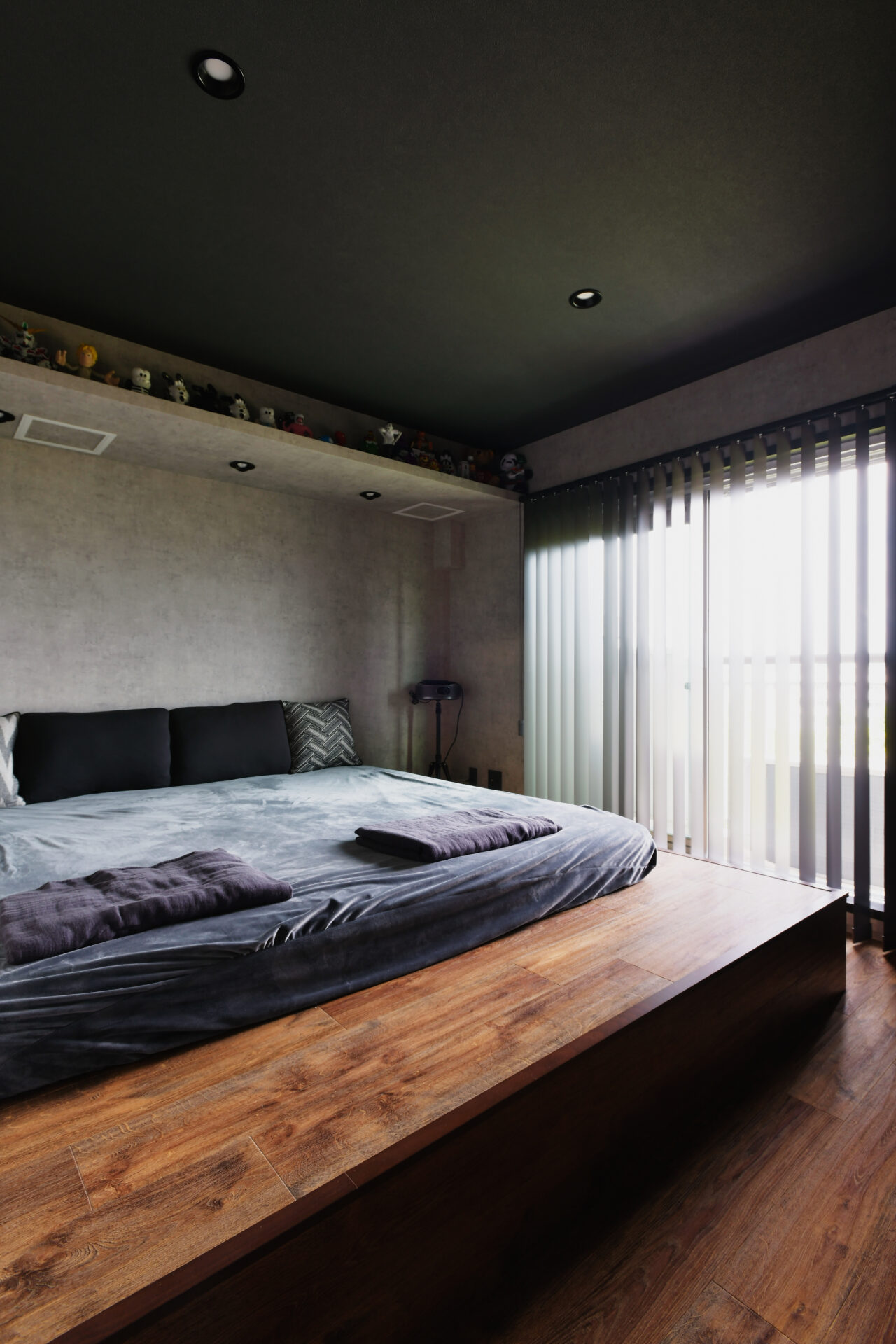 コレクションが生きる、インダストリアルテイストのお家