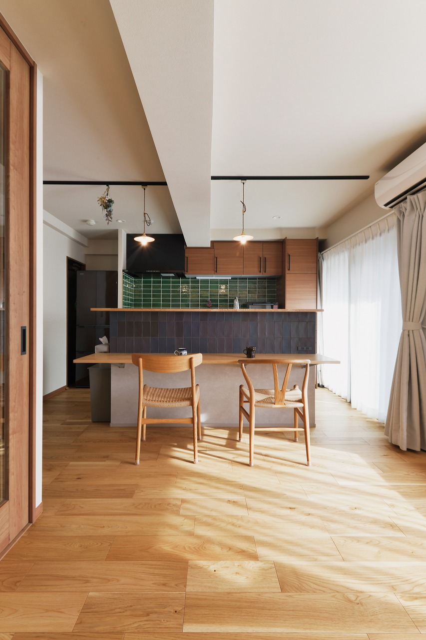 家族のライフスタイルから生まれた、アイデア溢れるマンションの2世帯住宅