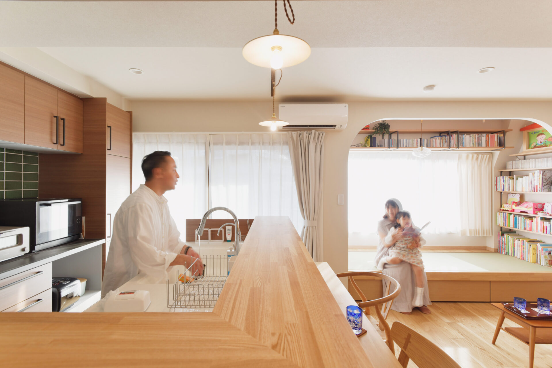 家族のライフスタイルから生まれた、アイデア溢れるマンションの2世帯住宅