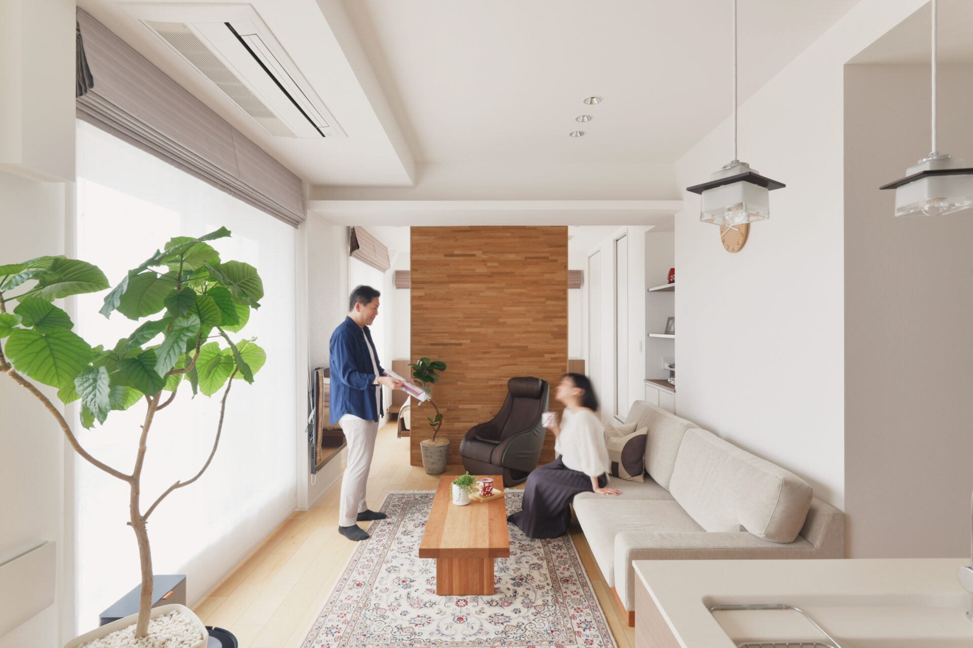 ふたりの生活スタイルを大切に考えた、スタイリッシュで機能的なお家