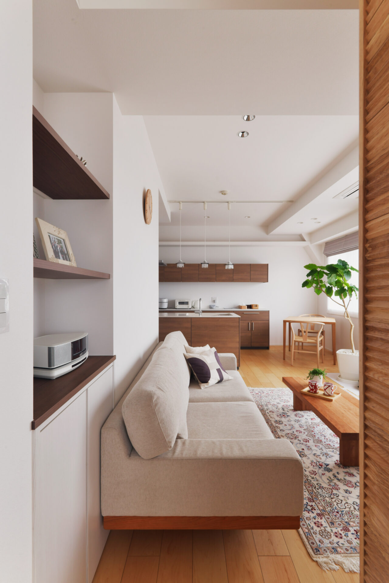 ふたりの生活スタイルを大切に考えた、スタイリッシュで機能的なお家