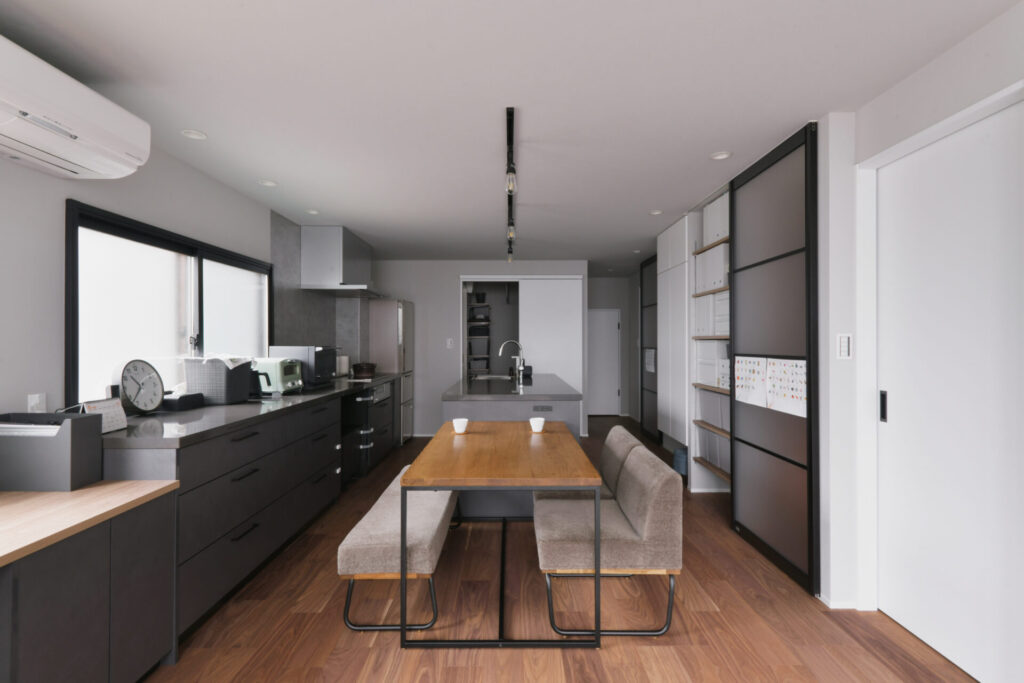 戸建て_リノベーション_鉄骨_3階建て_キッチン_120㎡_小林めぐみ担当_エントリエ