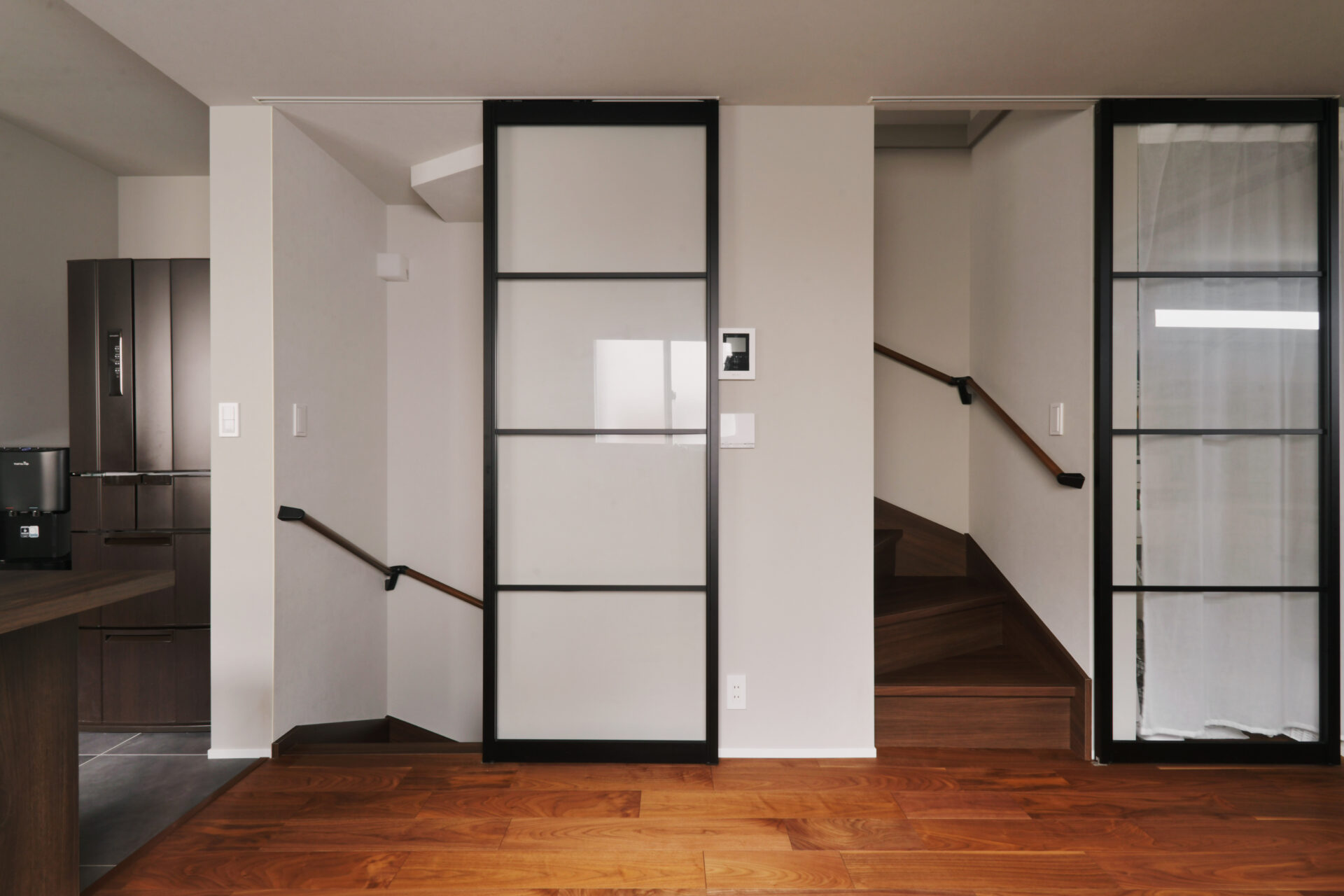 リノベーション事例_木造在来工法3階建て_リビング_施工後_二世帯住宅_小林 めぐみ_エントリエ