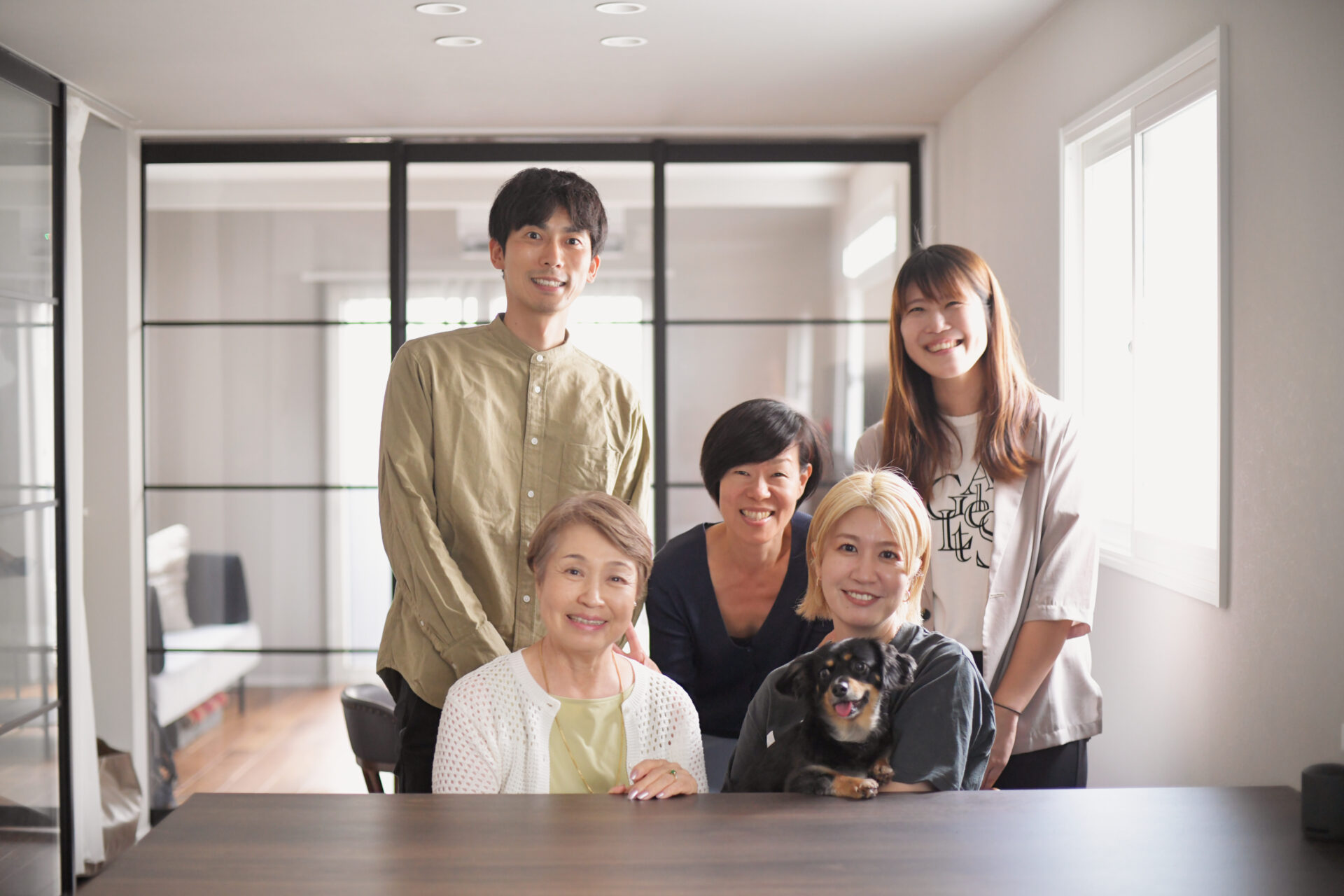 リノベーション事例_木造在来工法3階建て_リビング_施工後_二世帯住宅_小林 めぐみ_エントリエ