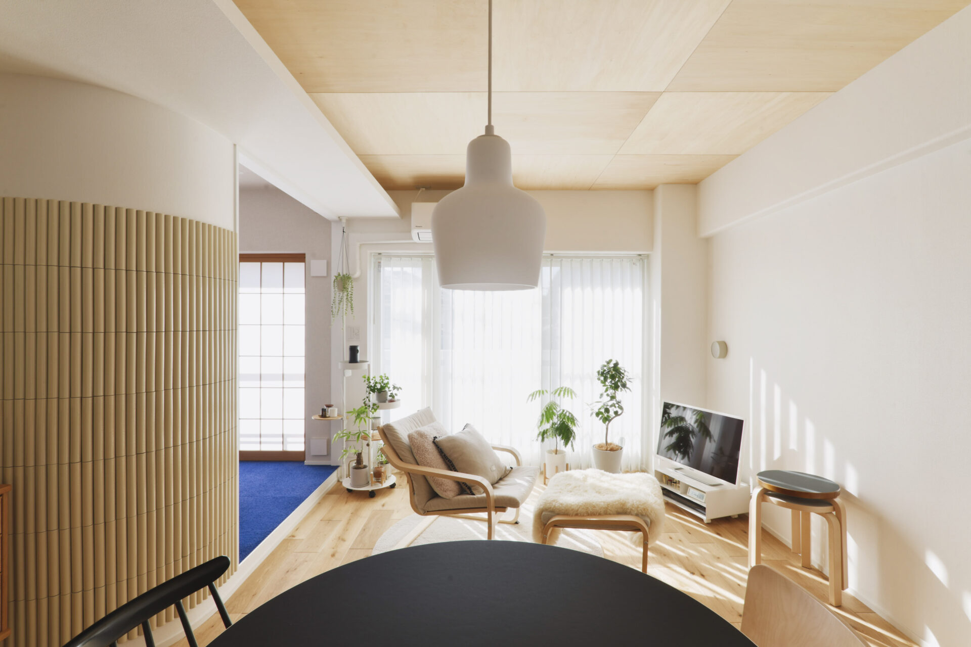 リノベーション事例_マンション・RC造_リビング_施工後_二見 奈々絵_エントリエ