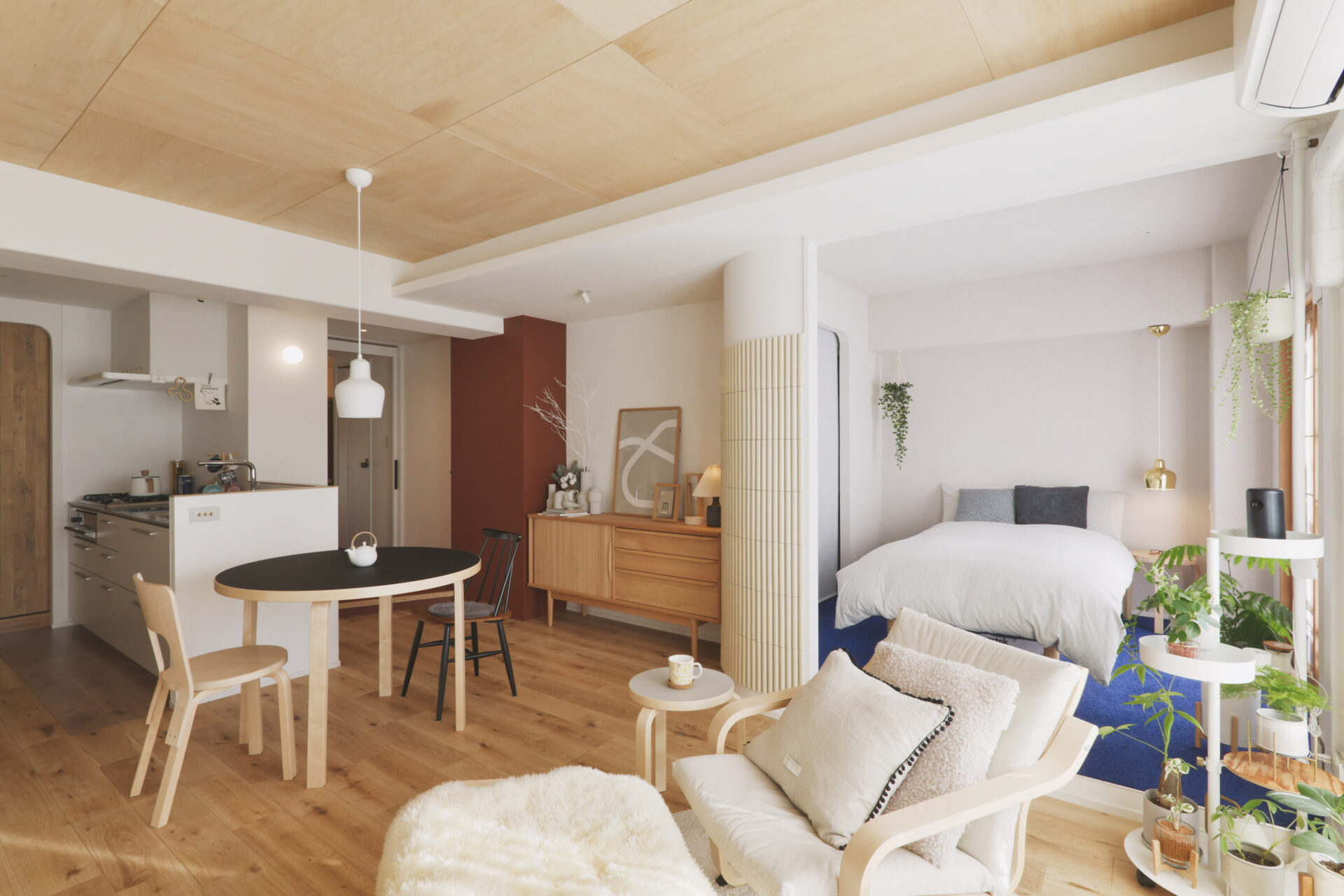 リノベーション事例_マンション・RC造_リビング_施工後_二見 奈々絵_エントリエ