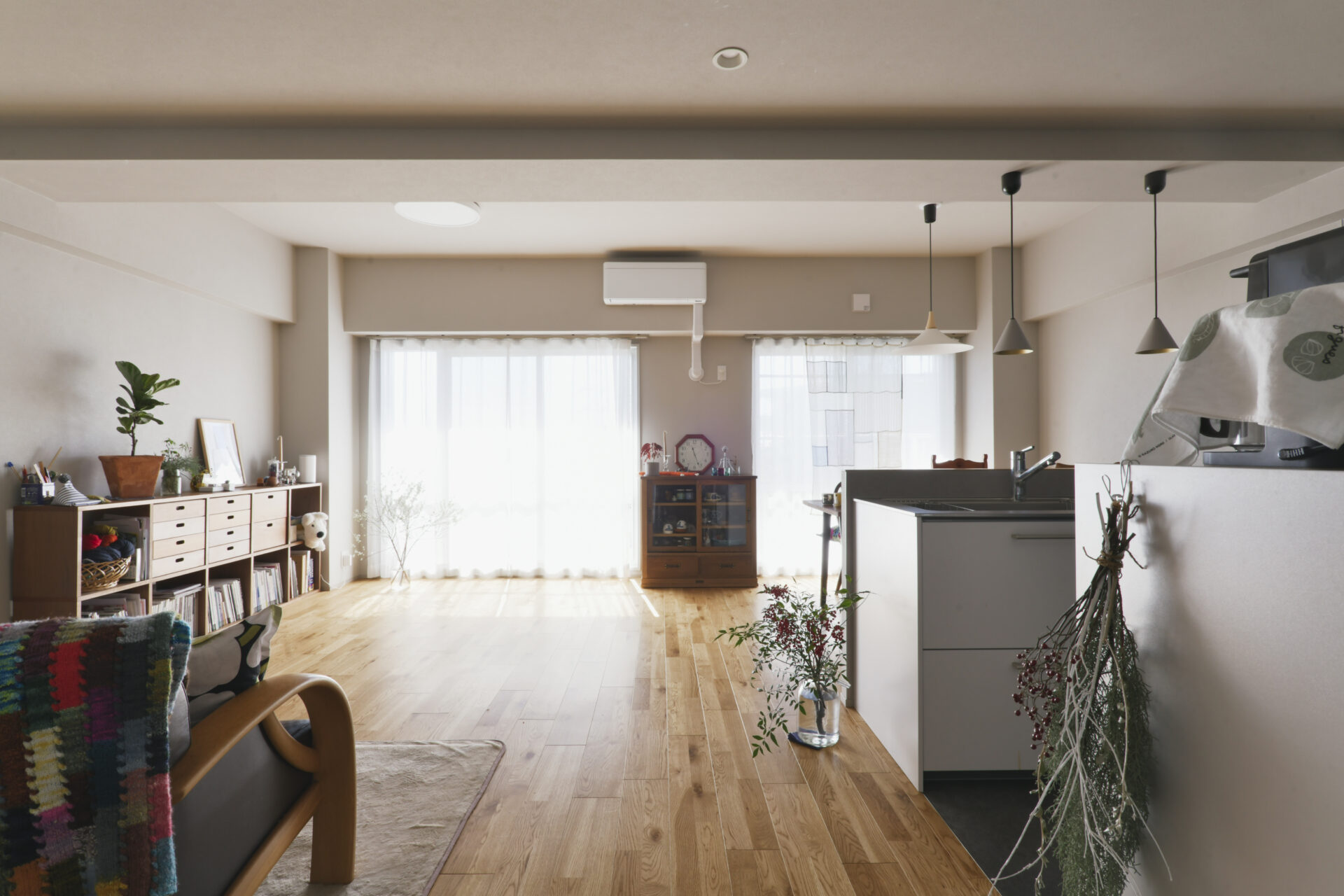 リノベーション事例_マンション・RC造_リビング_施工後_二見 奈々絵_エントリエ