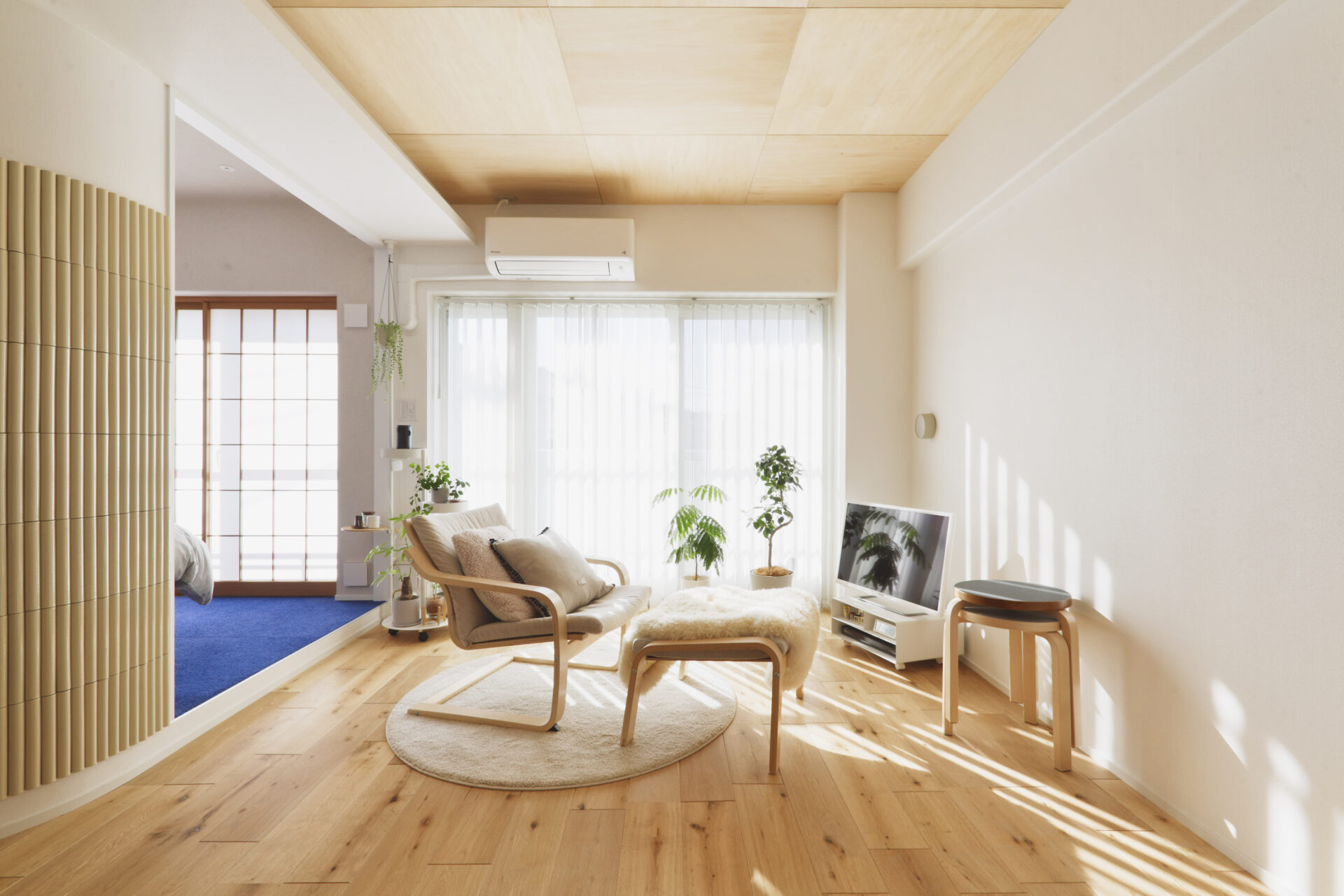 リノベーション事例_マンション・RC造_リビング_施工後_二見 奈々絵_エントリエ