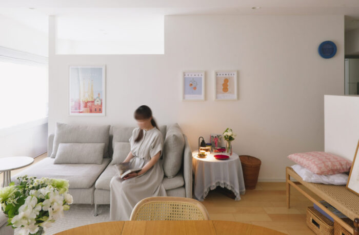 リノベーション事例_マンション_リビング_施工後_鈴木栄弥_エントリエ