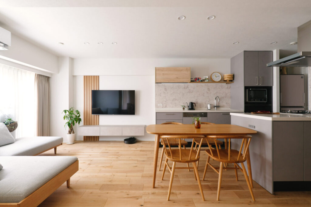 リノベーション事例_マンション_64㎡_リビング_施工後_二見 奈々絵_エントリエ