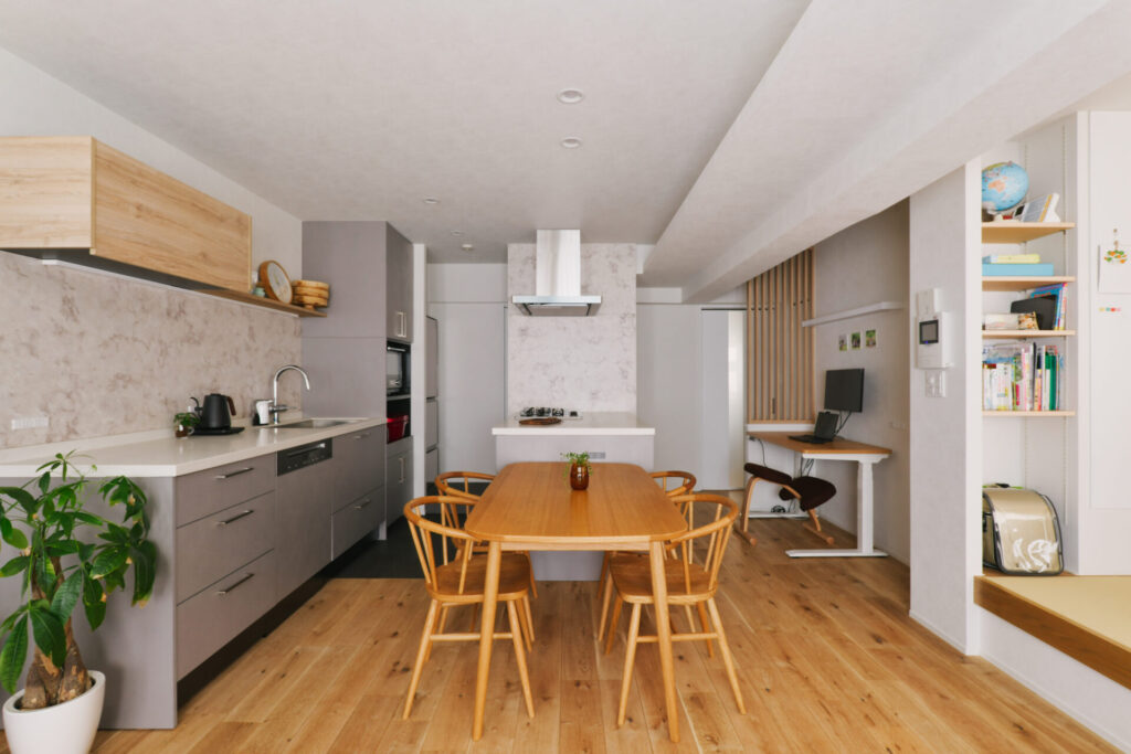 リノベーション事例_マンション_64㎡_リビング_施工後_二見 奈々絵_エントリエ