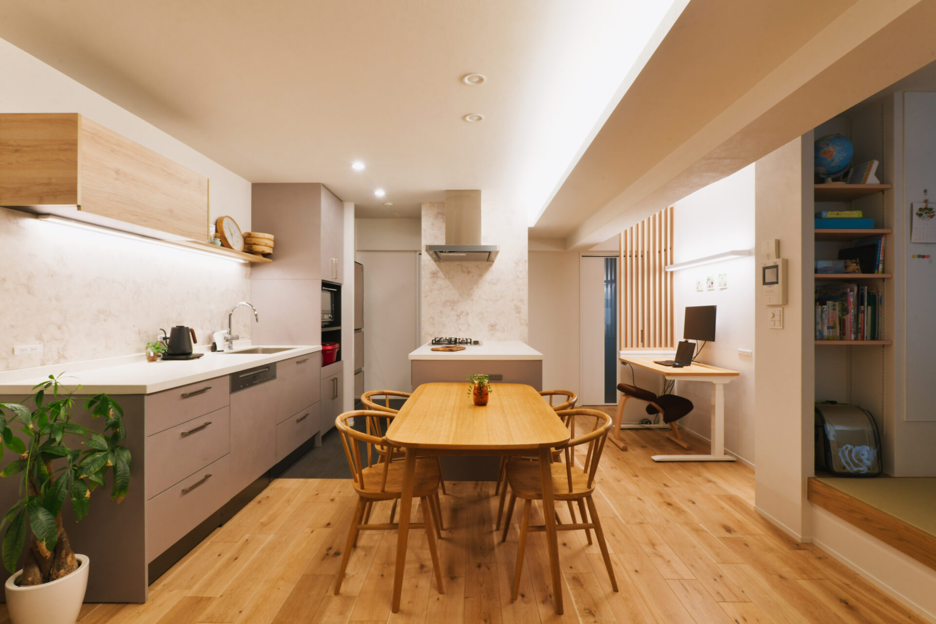 リノベーション事例_マンション_64㎡_リビング_施工後_二見 奈々絵_エントリエ