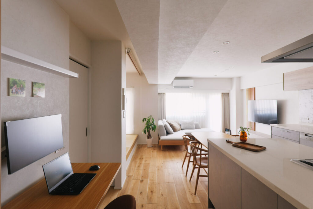 リノベーション事例_マンション_64㎡_書斎_施工後_二見 奈々絵_エントリエ