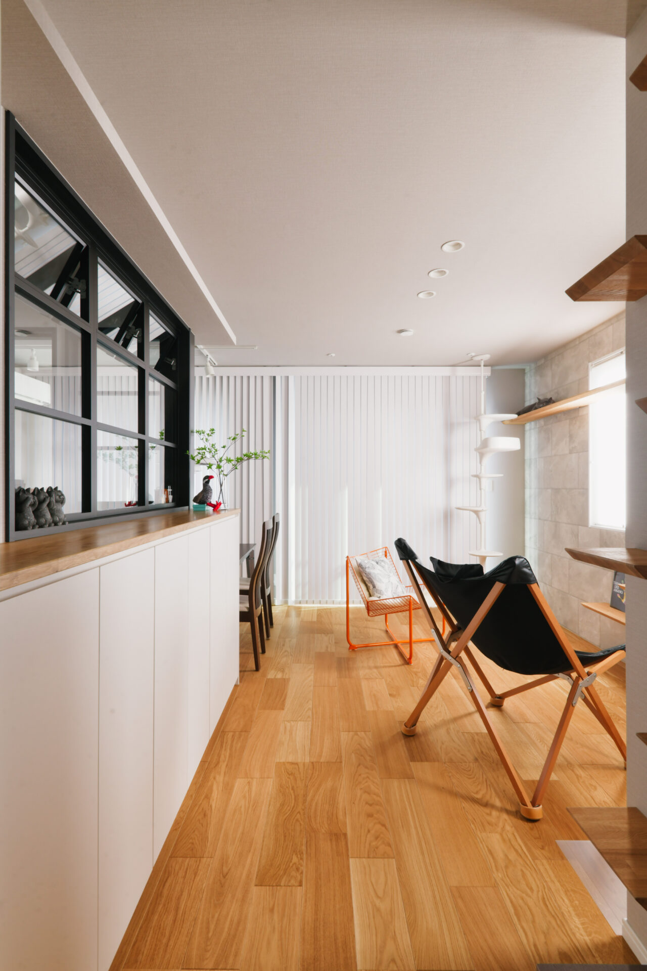 リノベーション事例_戸建て_リビング_キャットウォーク_施工後_田畑照子_エントリエ