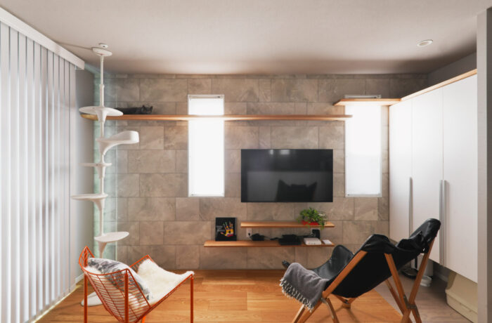 リノベーション事例_戸建て_リビング_キャットウォーク_施工後_田畑照子_エントリエ