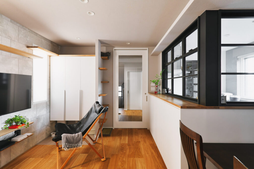 リノベーション事例_戸建て_リビング_施工後_田畑照子_エントリエ