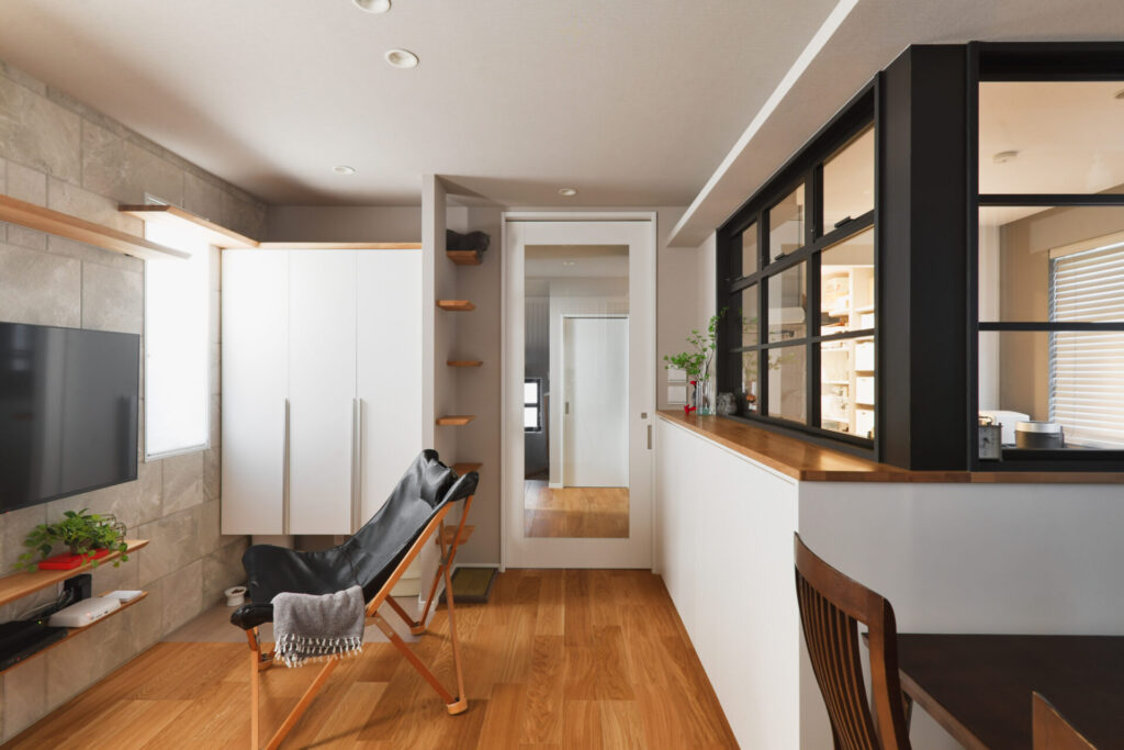 リノベーション事例_戸建て_リビング_施工後_田畑照子_エントリエ