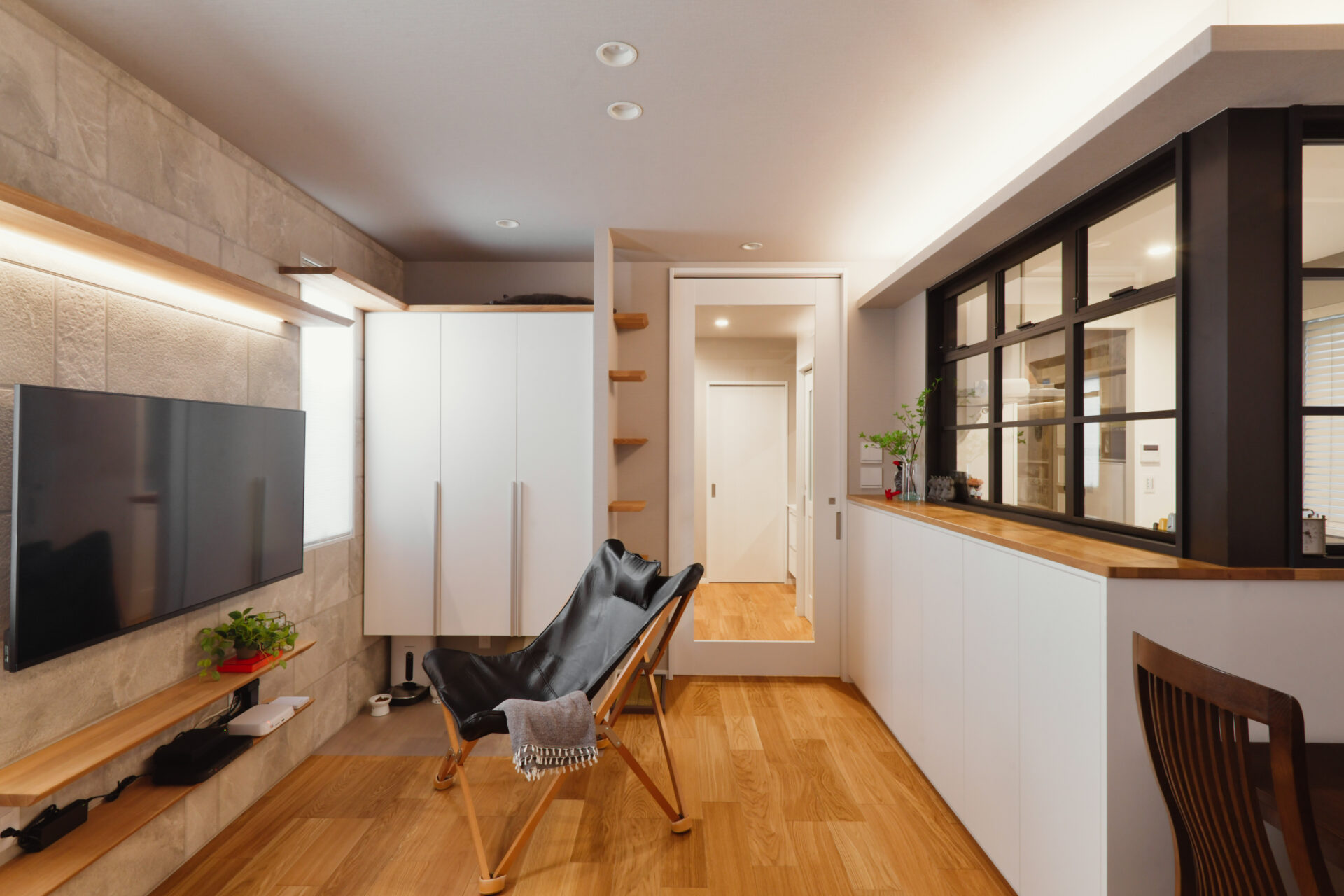 リノベーション事例_戸建て_リビング_施工後_田畑照子_エントリエ