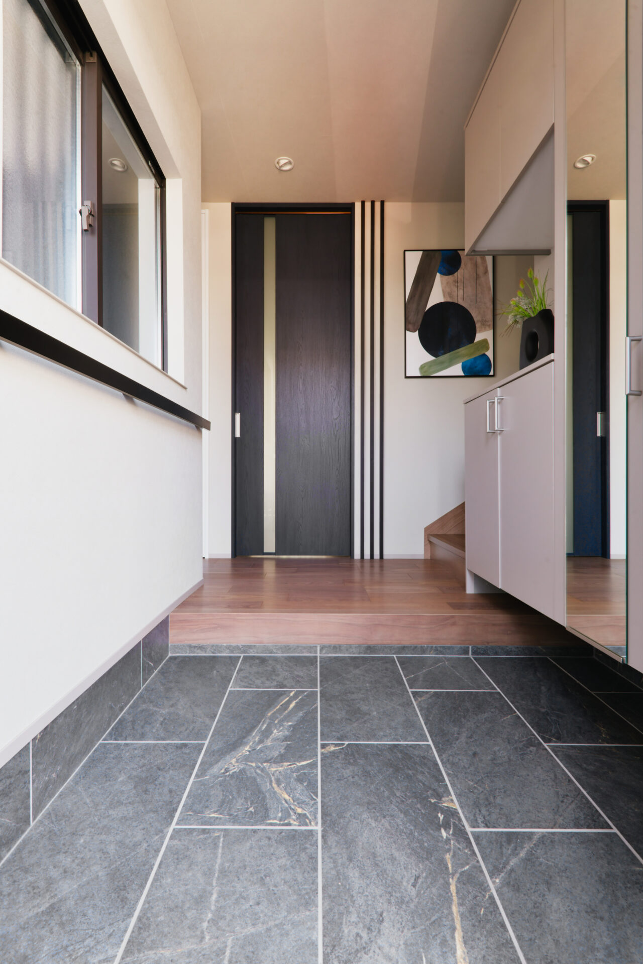 リノベーション事例_戸建て_玄関_施工後_田畑照子_エントリエ