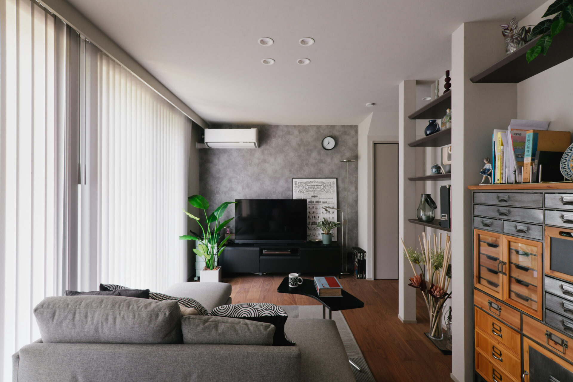 リノベーション事例_戸建て_リビング_施工後_田畑照子_エントリエ