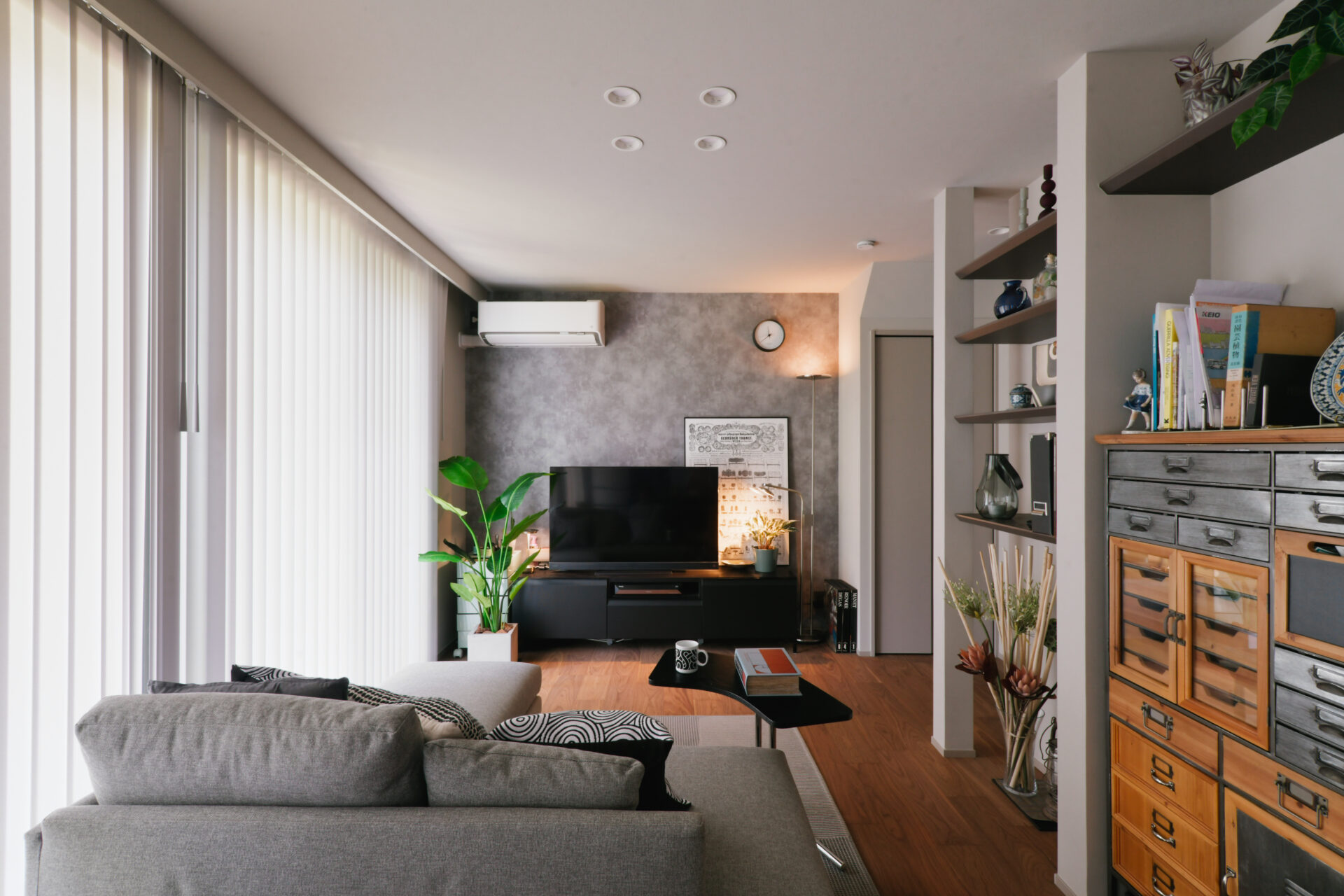 リノベーション事例_戸建て_リビング_施工後_田畑照子_エントリエ