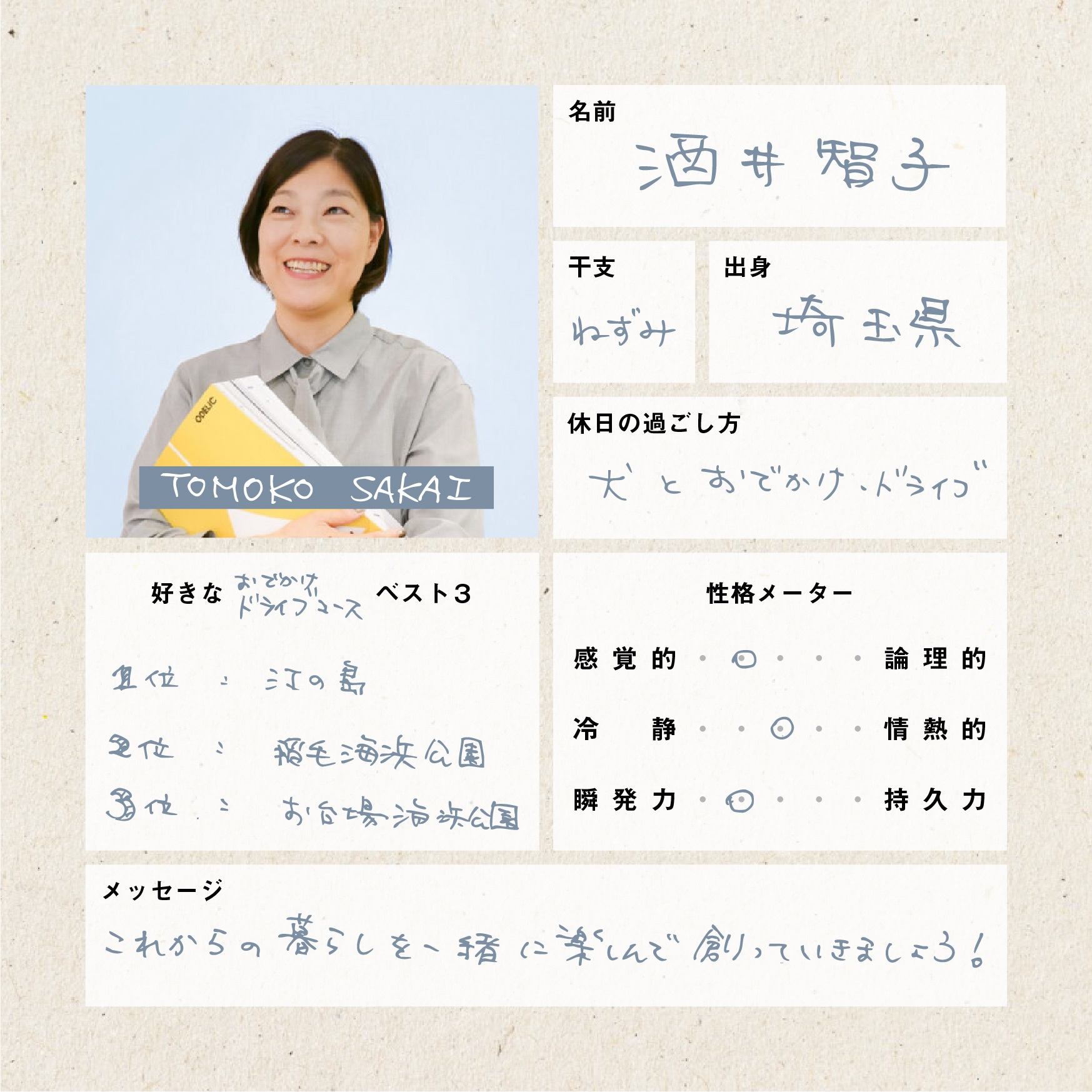 酒井智子_エントリエ_スタッフ