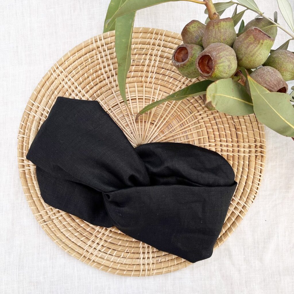 サクラ・サク_ヘアターバン_ブラック