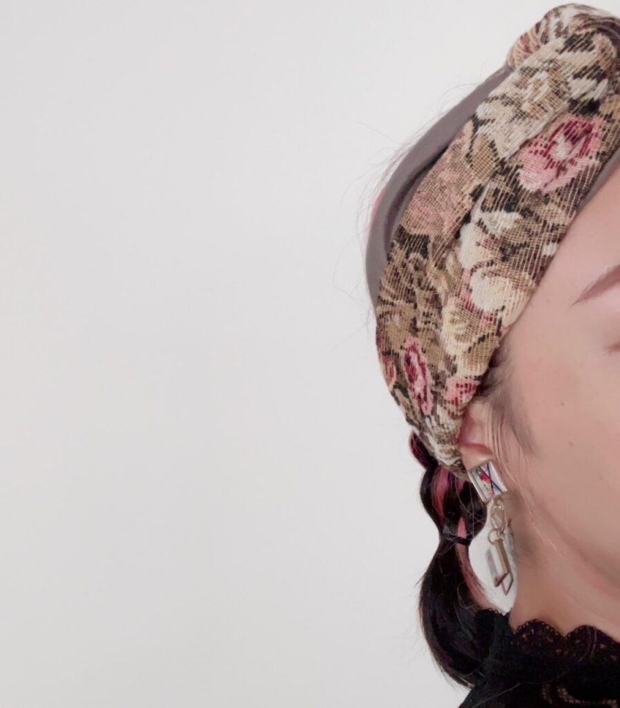 サクラ・サク_ヘアターバン_着用画像