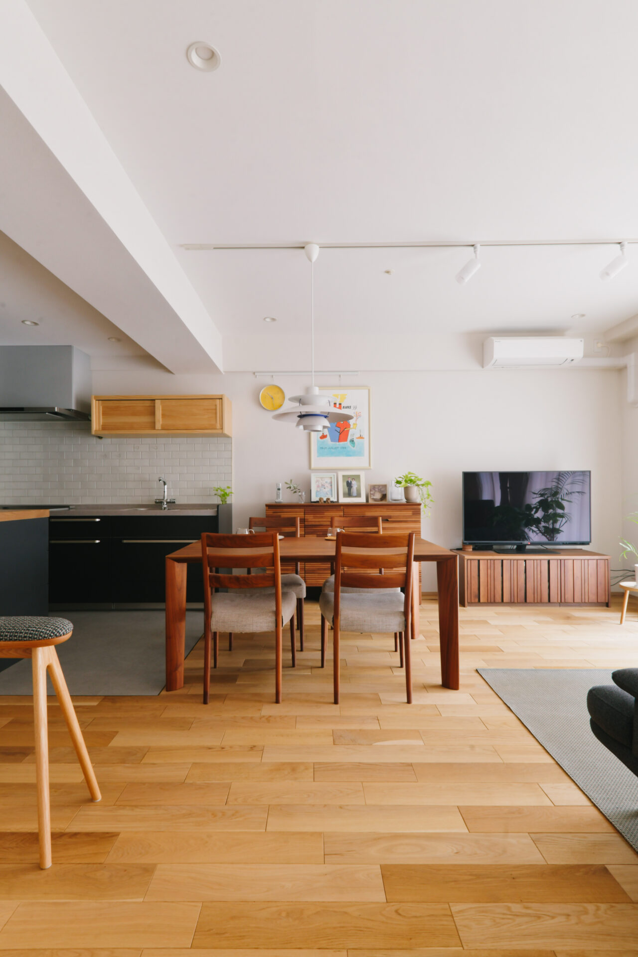 マンション_リノベーション_リビング_キッチン_澤 雄太担当_エントリエ