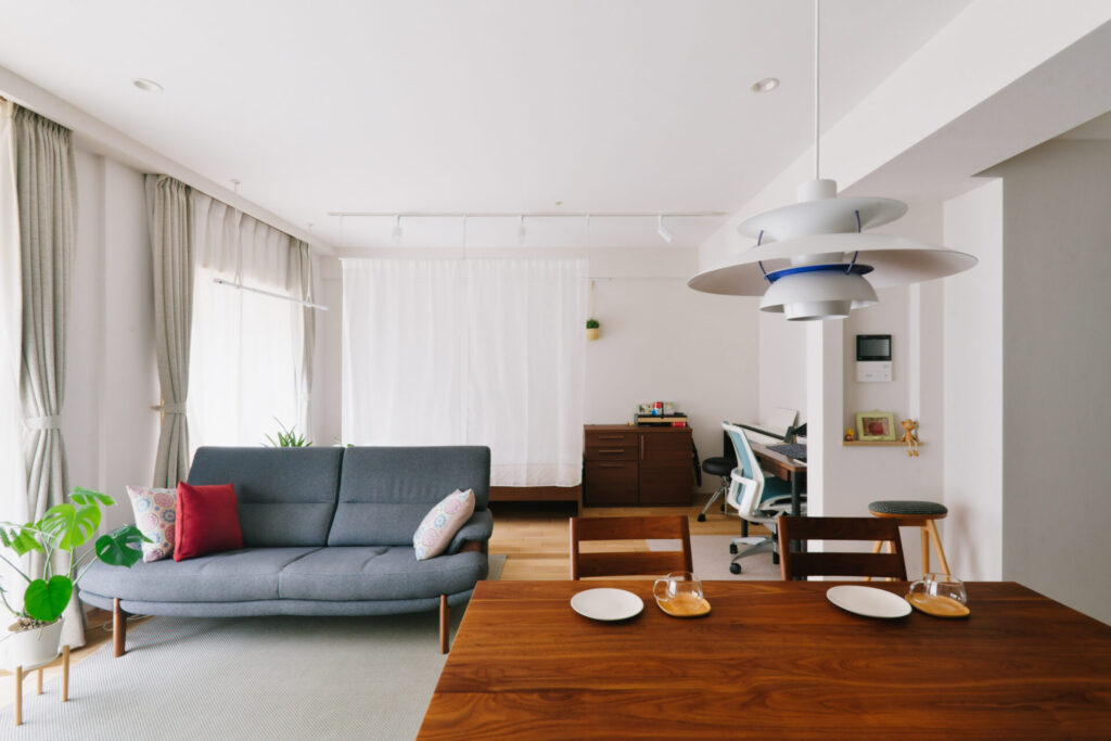 マンション_リノベーション_リビング_キッチン_澤 雄太担当_エントリエ