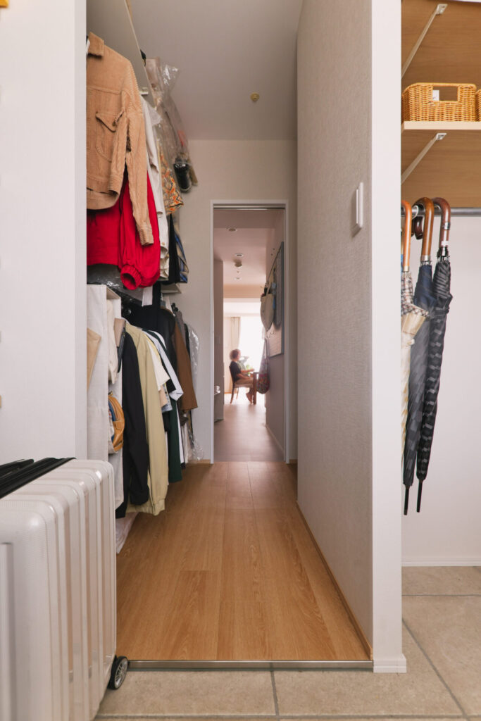 マンション_リノベーション_玄関_土間_収納_澤 雄太担当_エントリエ