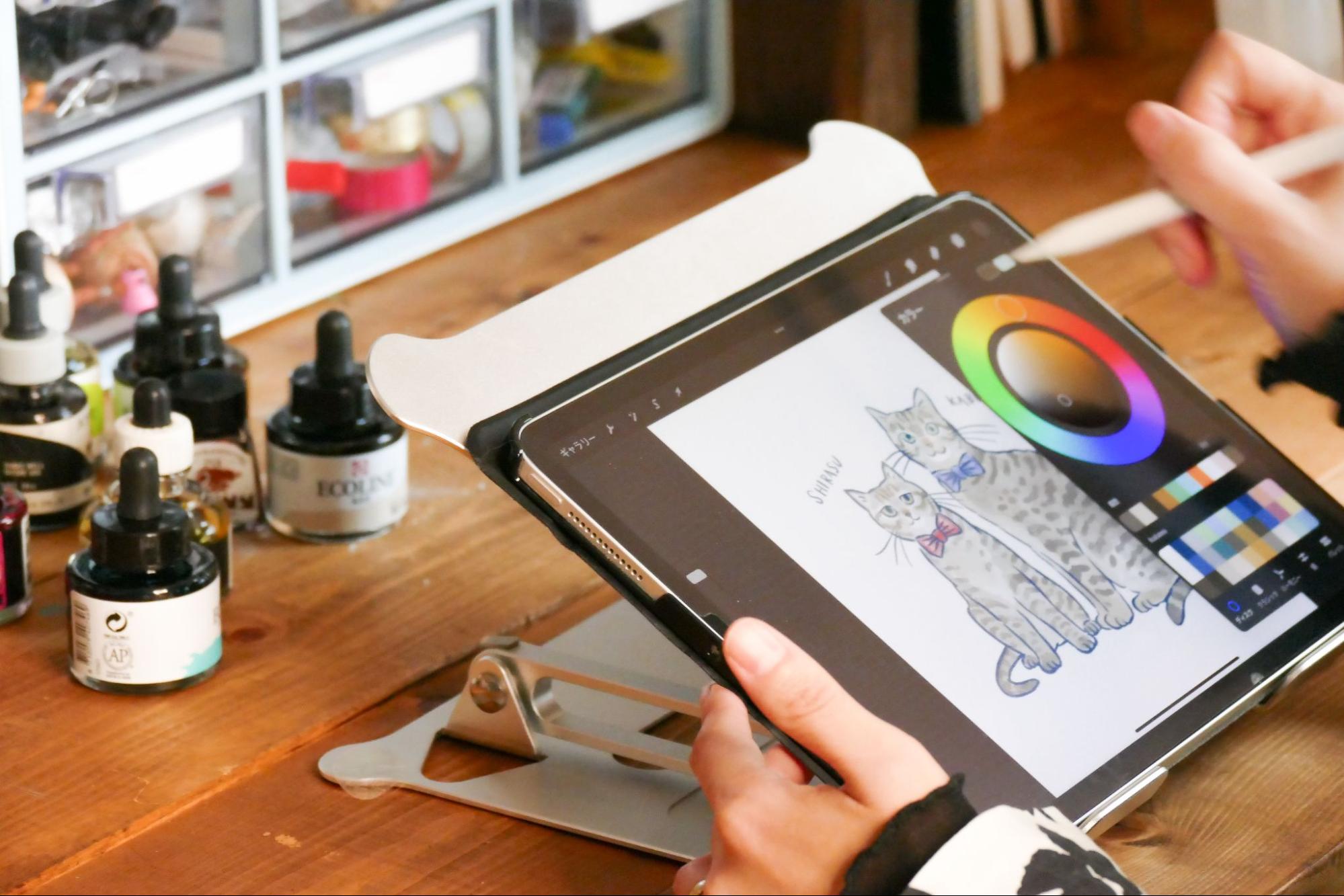 描くことと猫と ― 700匹を描いて見えたもの_イラストレーター 三上かおりさん_エントリエwebマガジン