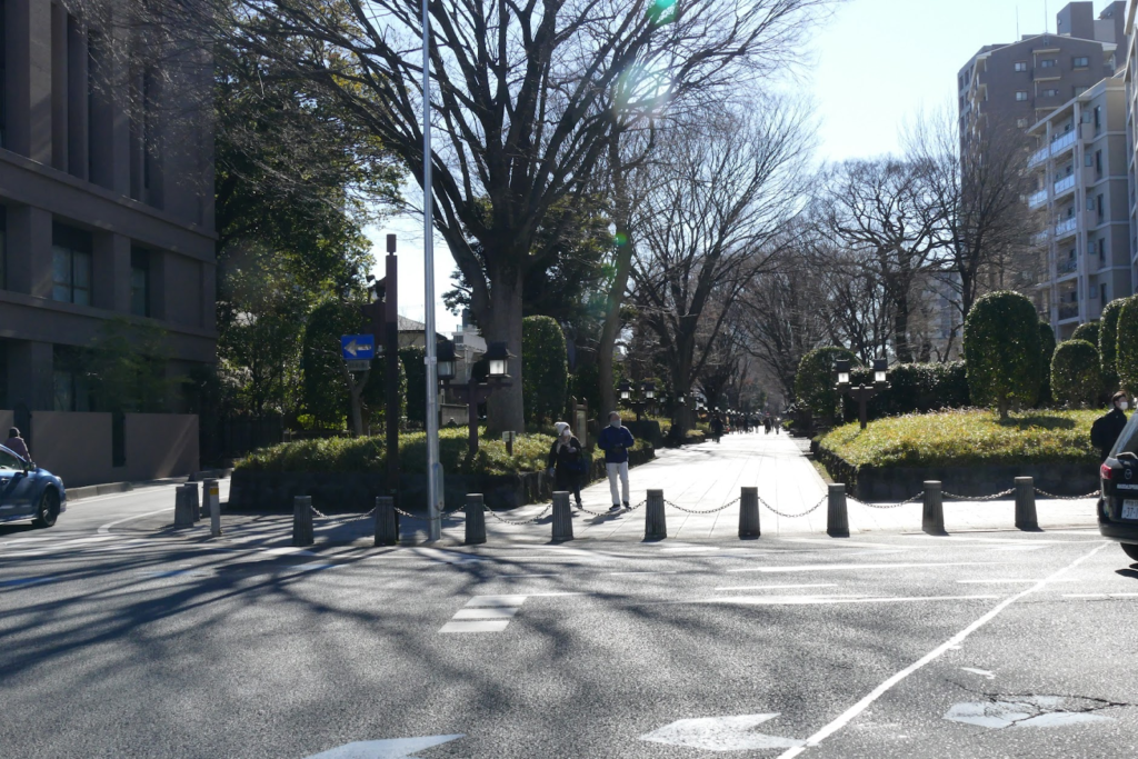 氷川神社の参道