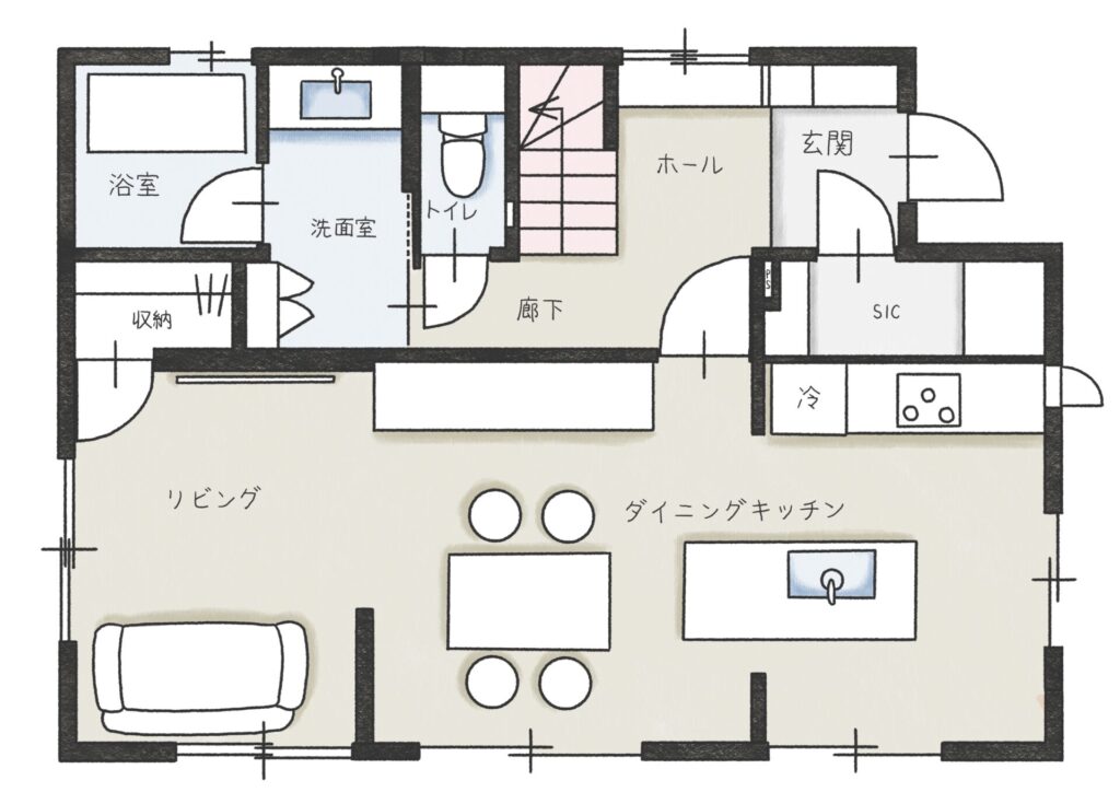 マンション_リノベーション_間取り(after)_小林 めぐみ担当_エントリエ