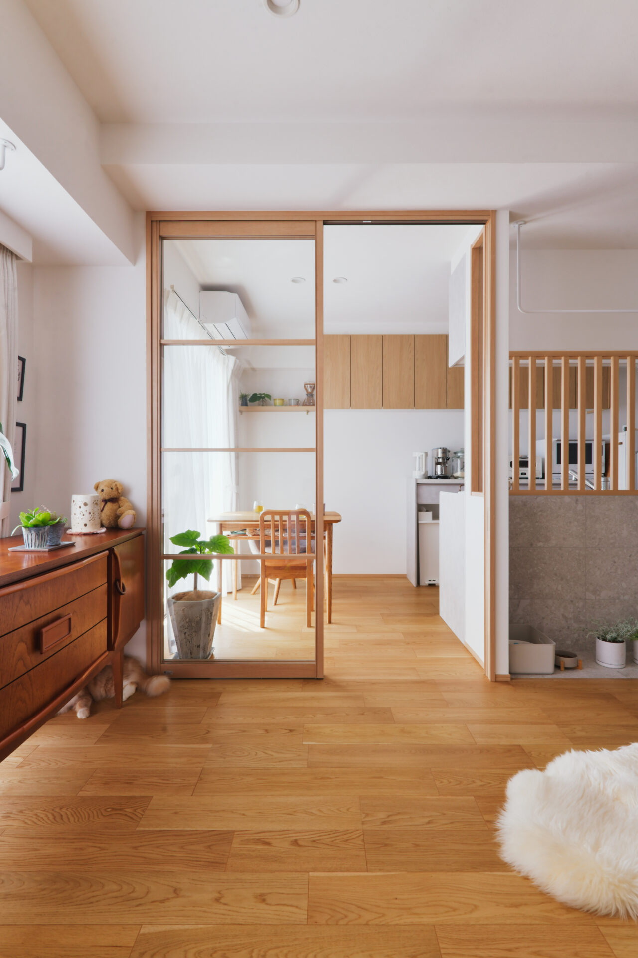 マンション_リノベーション_二人暮らし_ペット_キッチン_鈴木栄弥担当_エントリエ