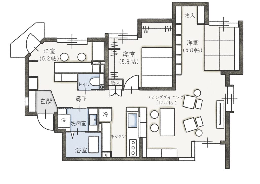 Mさま_after_間取り_マンション